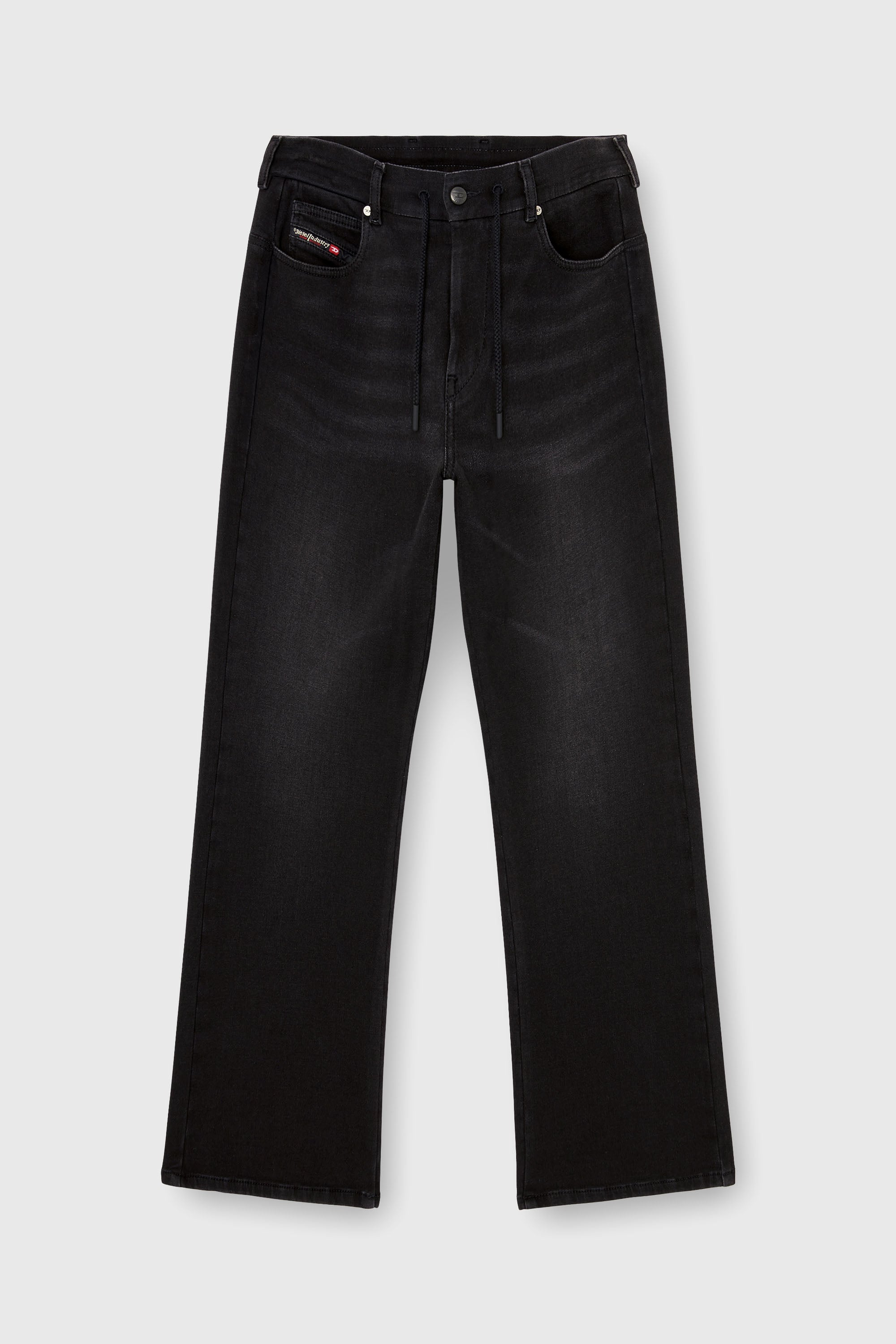 Diesel - Regular 2071 D-Meel Joggjeans&reg; 09P90 Mujer, Negro/Gris oscuro - 2