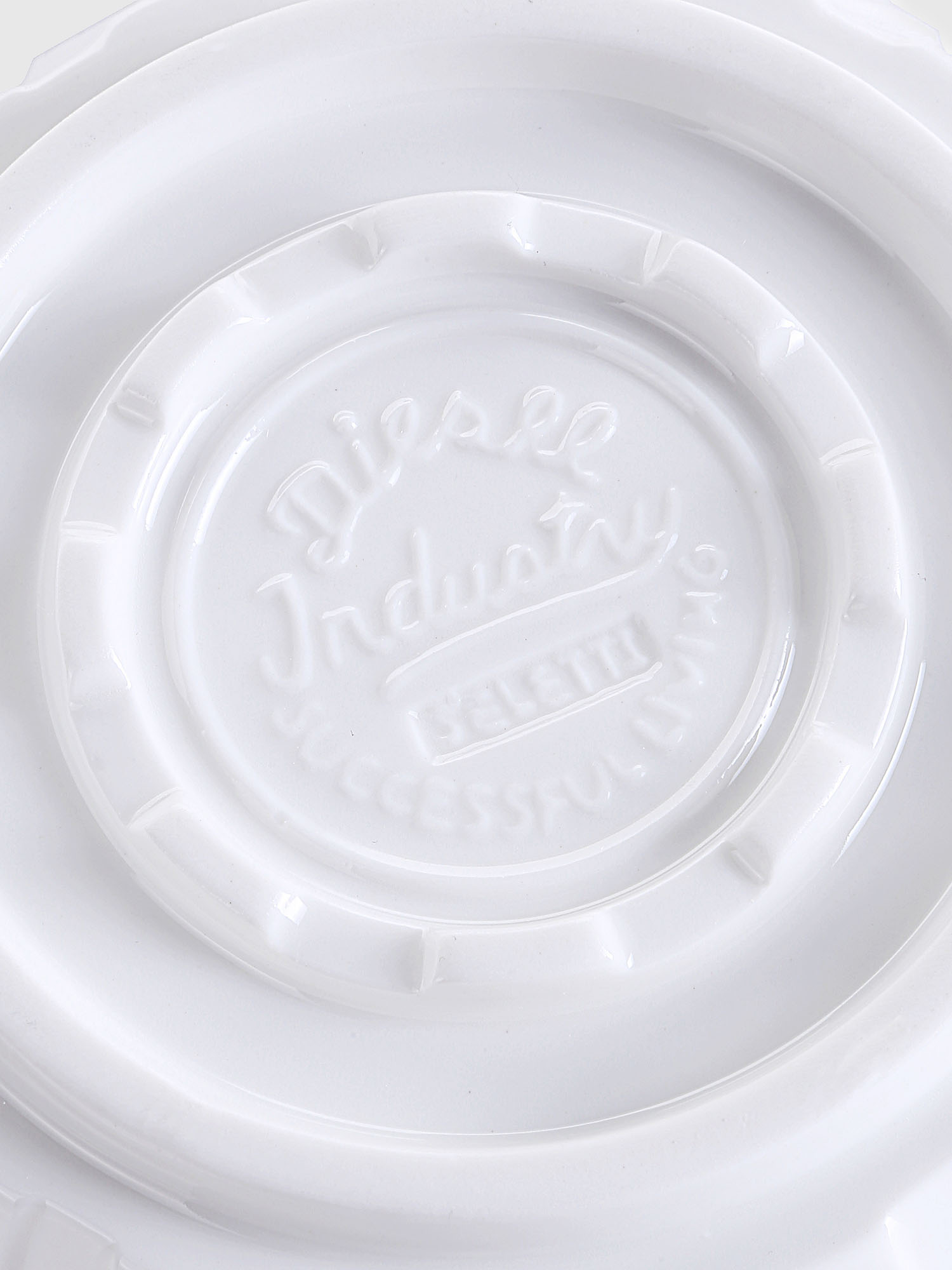 Diesel - 10984 MACHINE COLLEC, Frutero de porcelana, 16,3 cm de diámetro Unisex in Blanco - 3