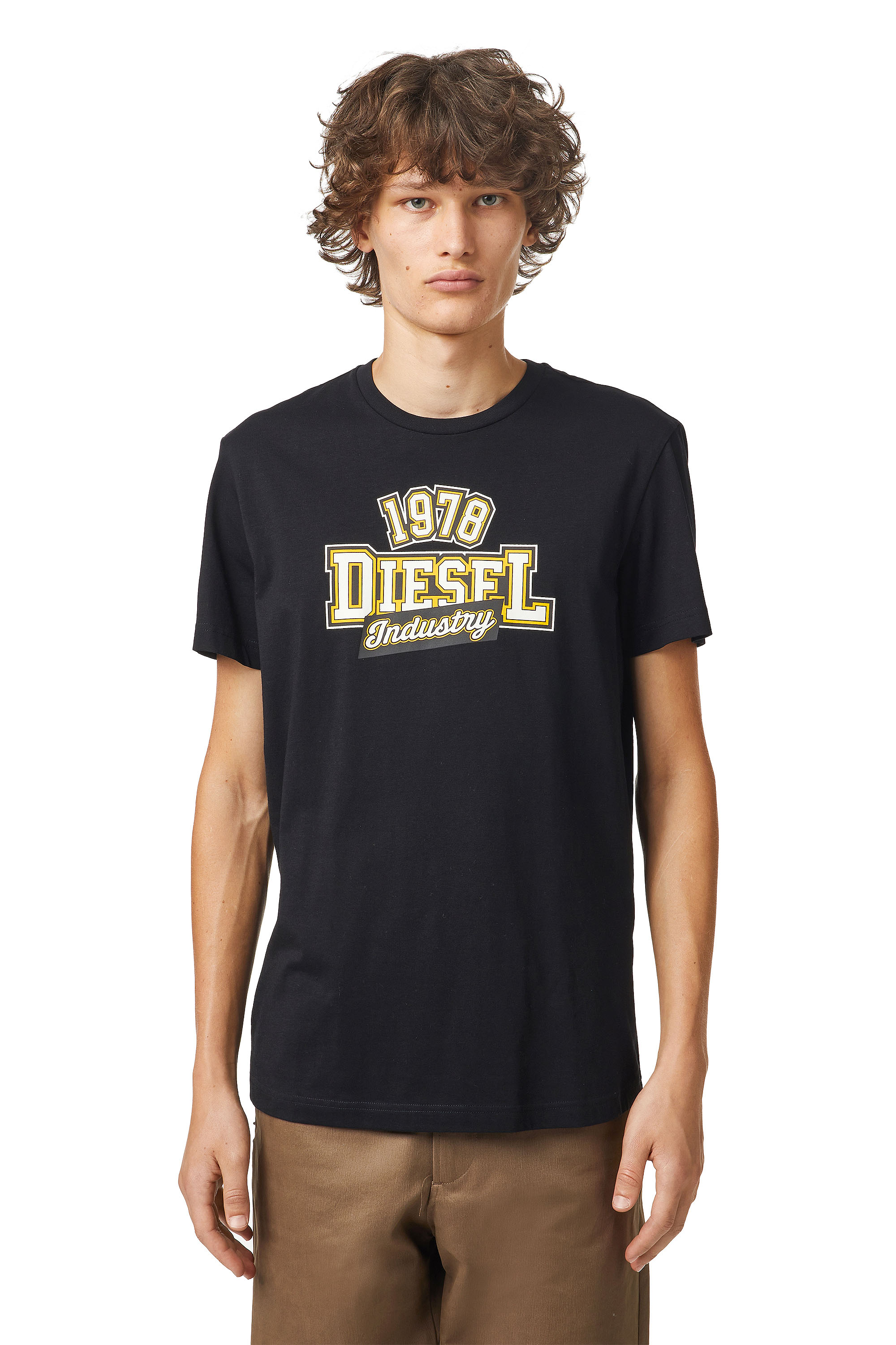 T-DIEGOS-K26, Negro/Amarillo - Camisetas