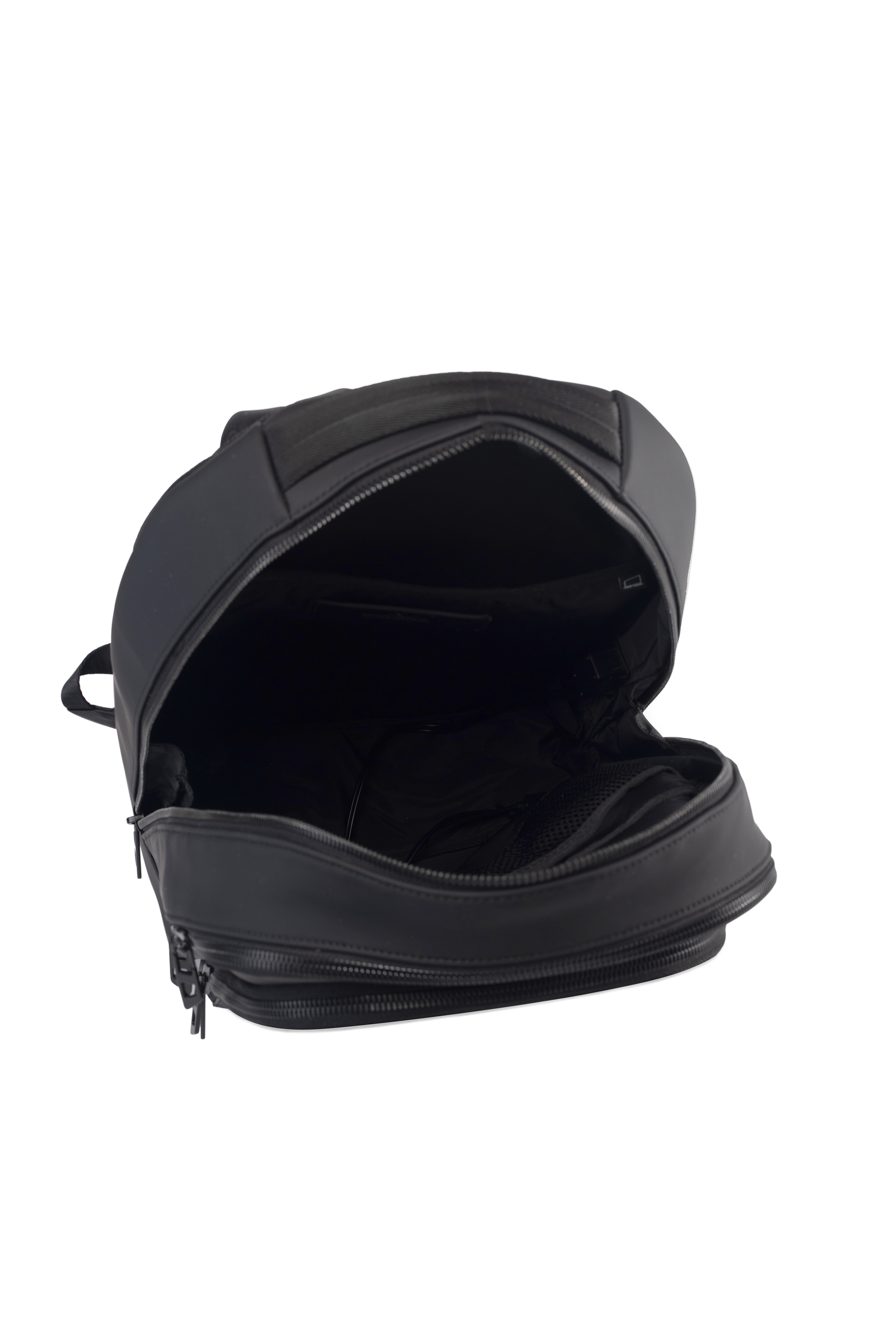 Diesel - DIESEL ALUMINUM BACKPACK DSB003, Mochila empresarial funcional Unisex in Negro - 3