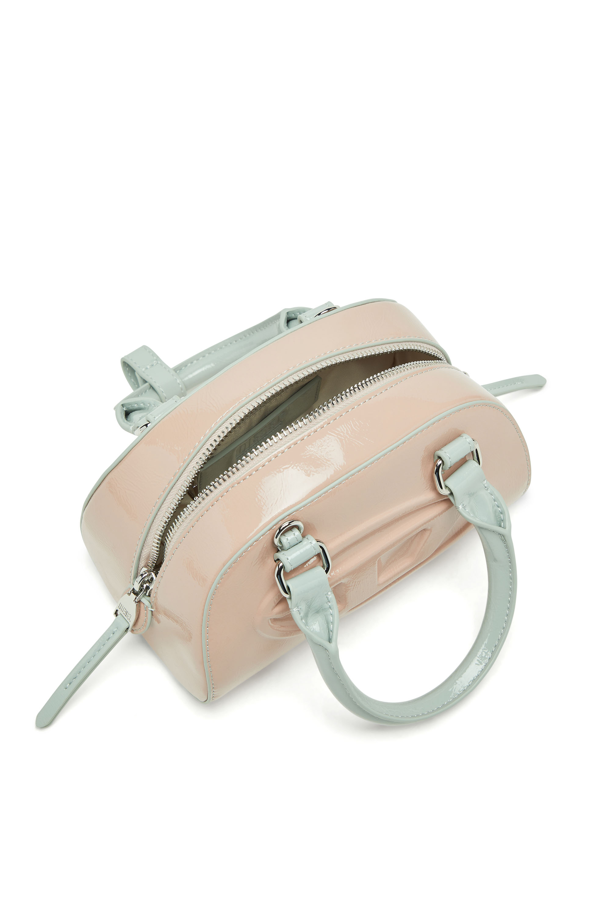 Diesel - 1DR DOME CROSSBODY, 1DR Dome-Bolso bowling mini con efecto naplak Mujer in ToBeDefined - 3