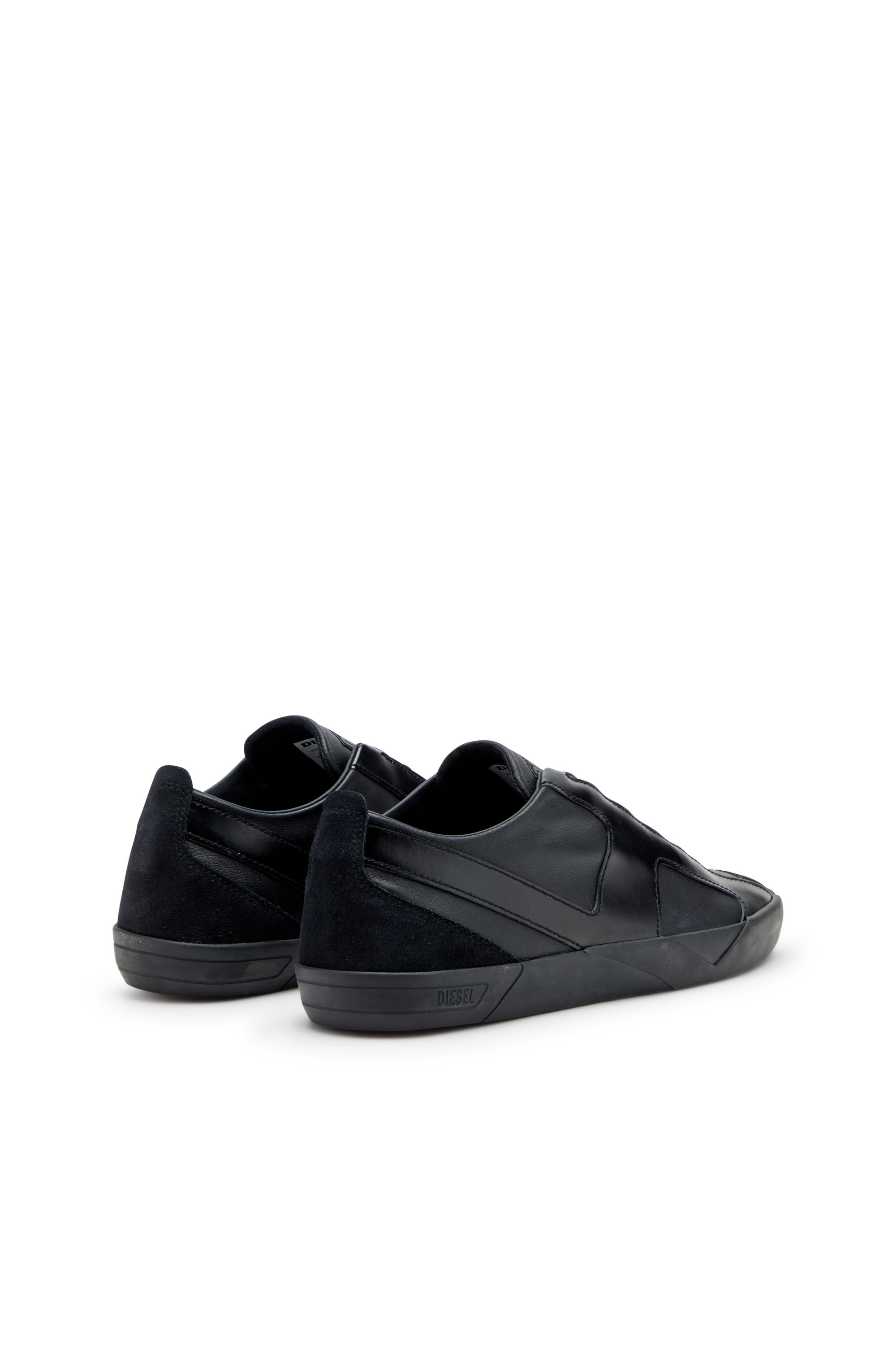 Diesel - S-SLANTE-D LOW, Deportivas de ante y cuero con logotipo D Hombre in ToBeDefined - 3
