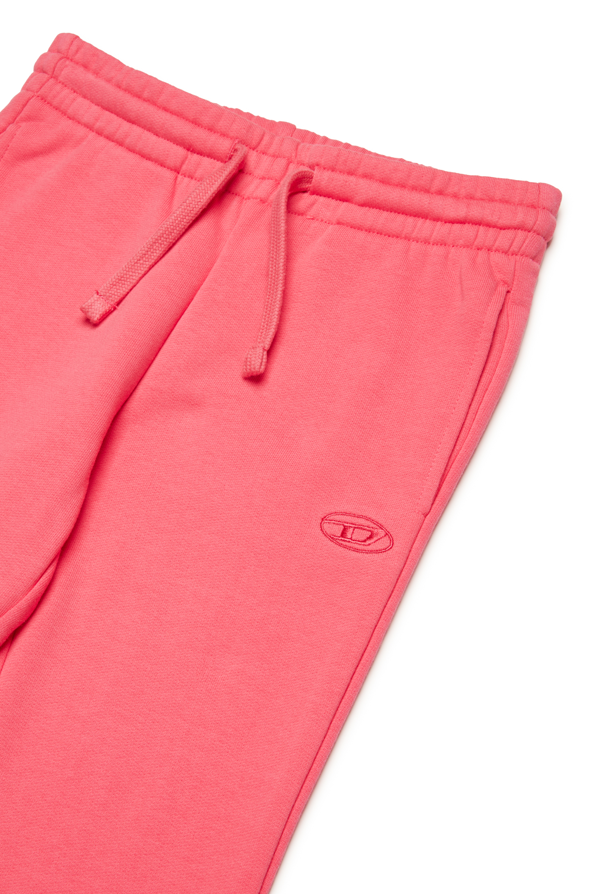 Diesel - PENTTY, Pantalones deportivos acampanados con logotipo bordado Mujer in Rosa - 3