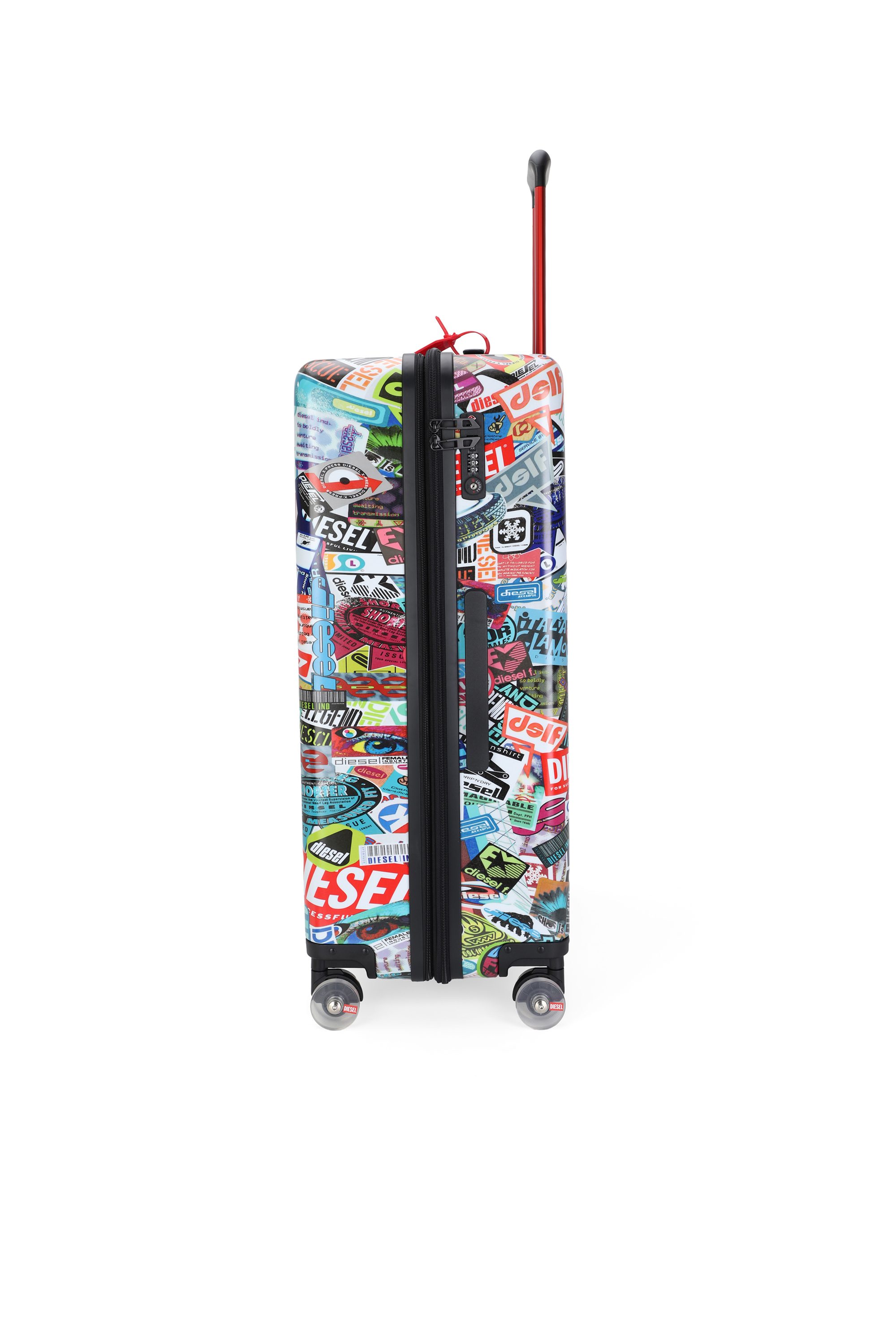 Diesel - DIESEL PC PRINTED TROLLEY-STICKERS- DSL0, Maleta estilo pegatina tama&ntilde;o L Unisex in Multicolor - 3