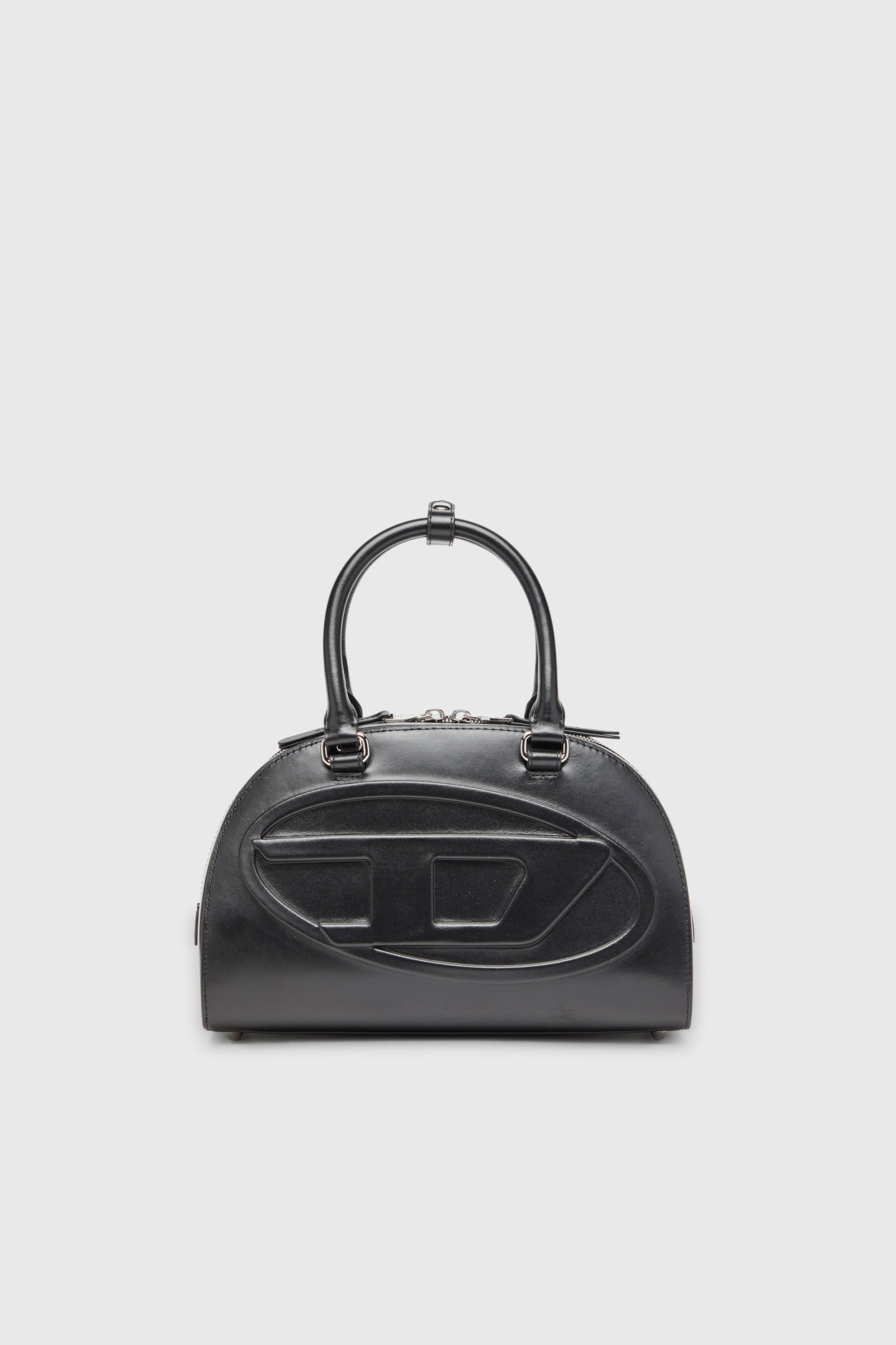 Diesel - 1DR DOME TOP HANDLE, 1DR Dome-Bolso bowling de cuero Mujer in Negro - 1