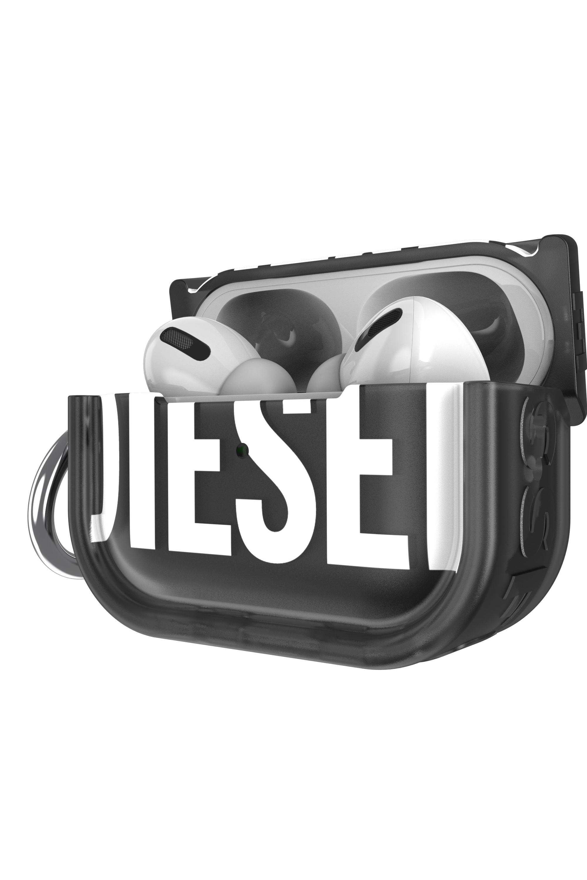 Diesel - 60451  AIRPODS CASE, Funda protectora Biscotto para para Airpods Pro / Pro 2 Unisex in Negro - 3