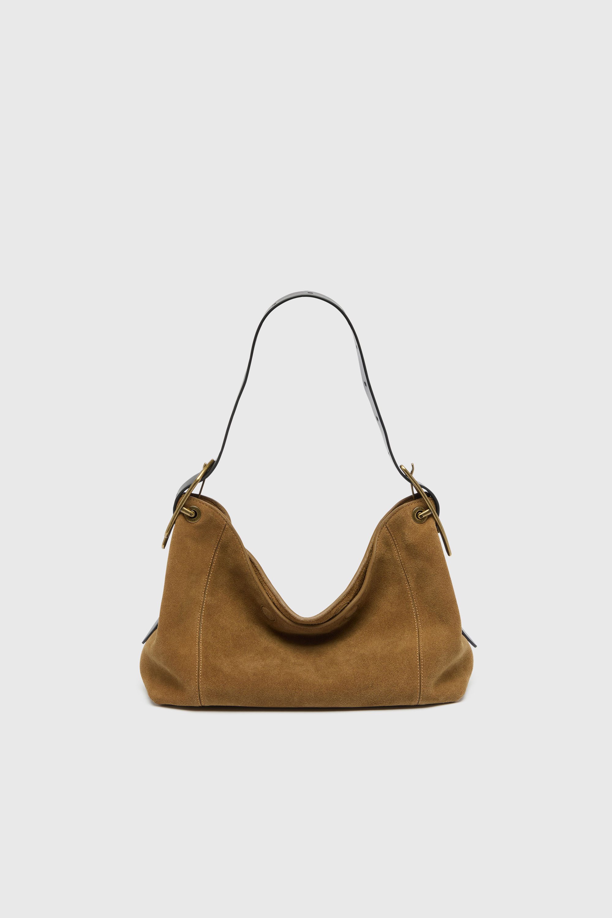Diesel - D-LINE HOBO S, D-Line Bolso de hombro en ante encerado Mujer in Marr&oacute;n - 2