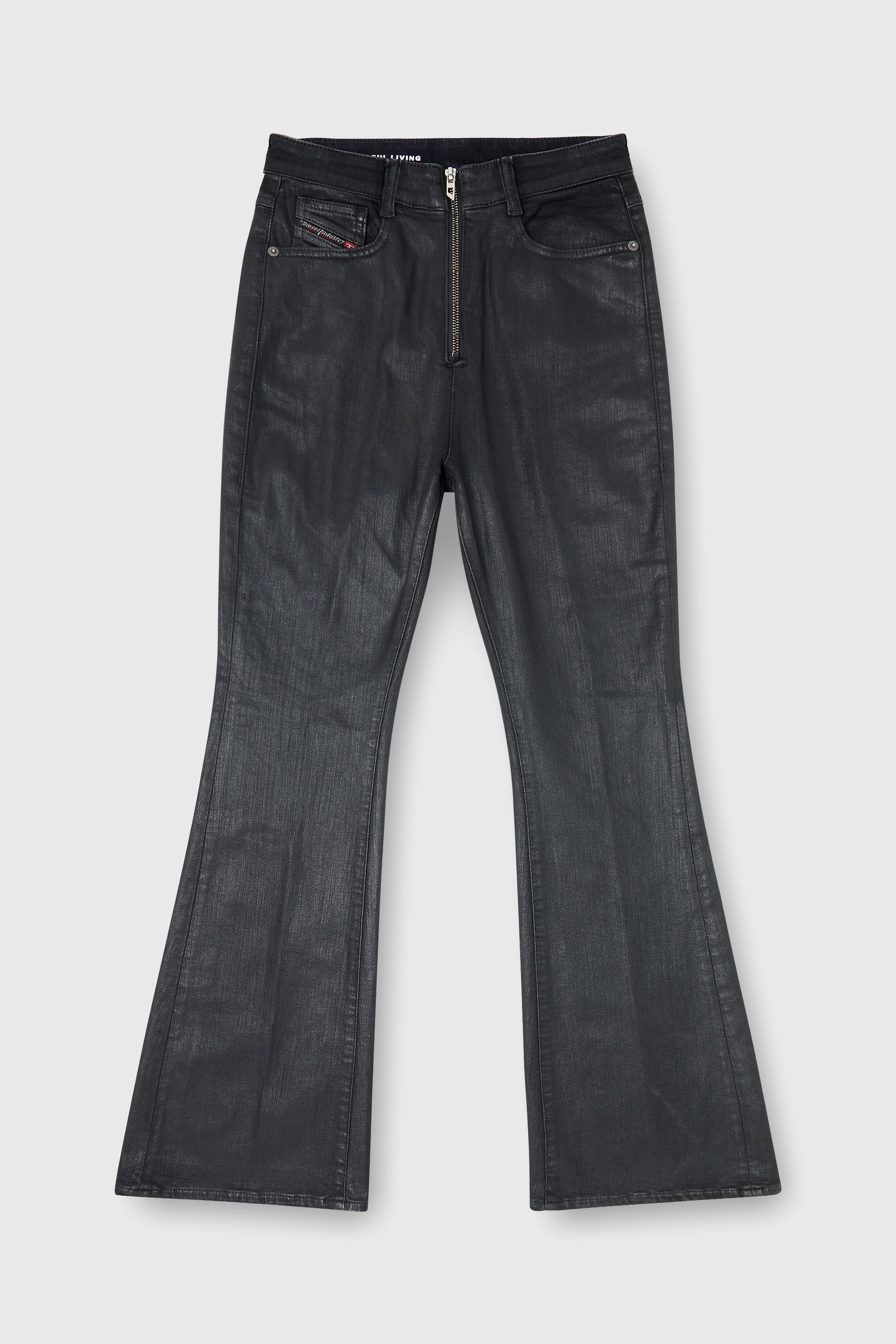 Diesel - Bootcut Jeans 1973 D-Partt 09P78 Mujer, Negro/Gris oscuro - 2