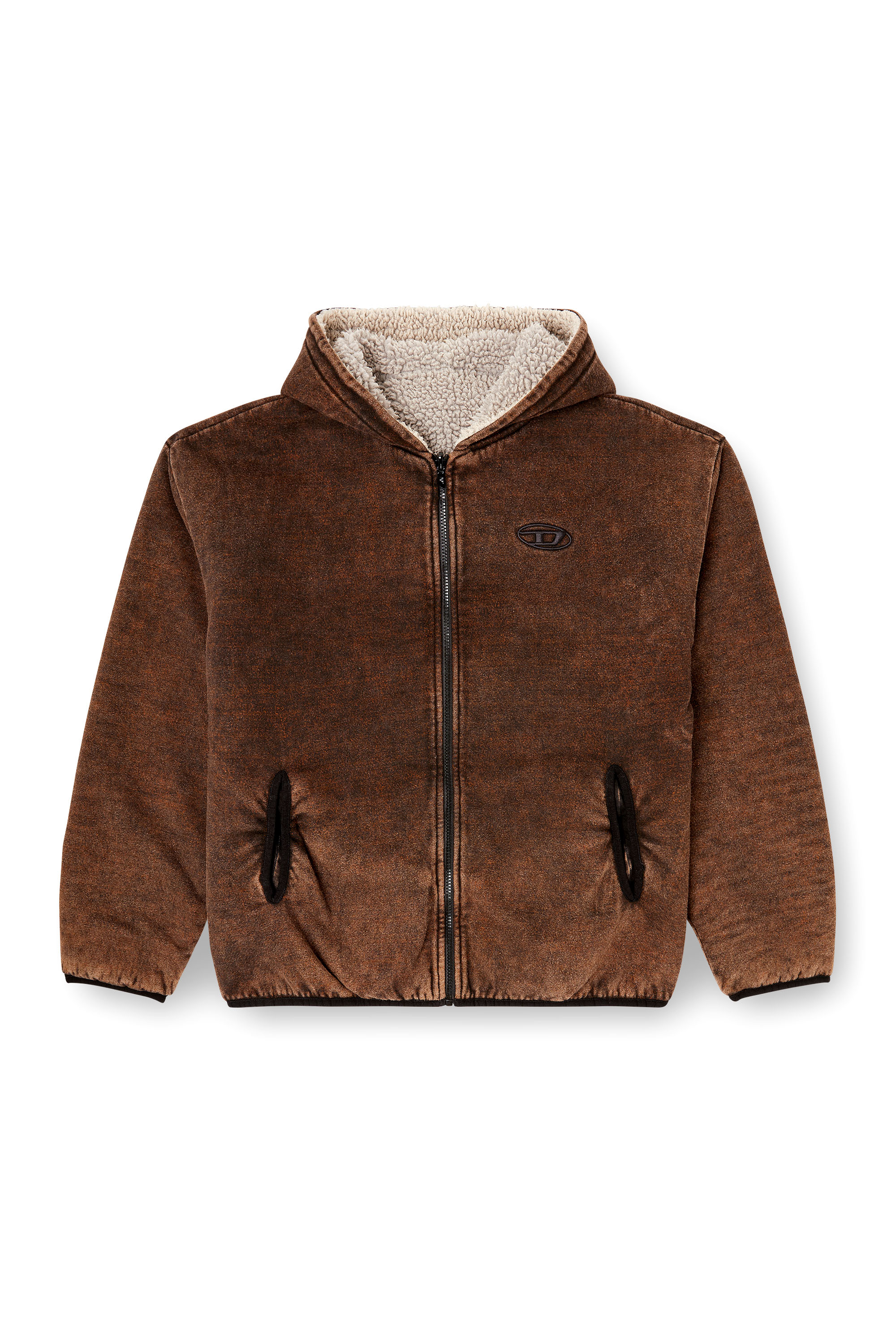 Diesel - S-BRYAN, Chaqueta con capucha reversible y cremallera Hombre in ToBeDefined - 3