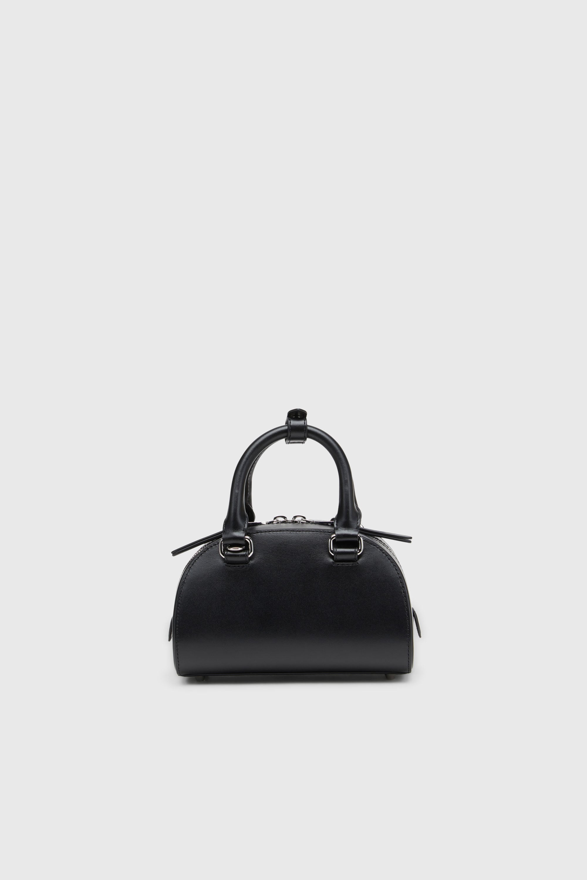 Diesel - 1DR DOME CROSSBODY, Woman's 1DR Dome-Leather Small bowling bag in Black - 3