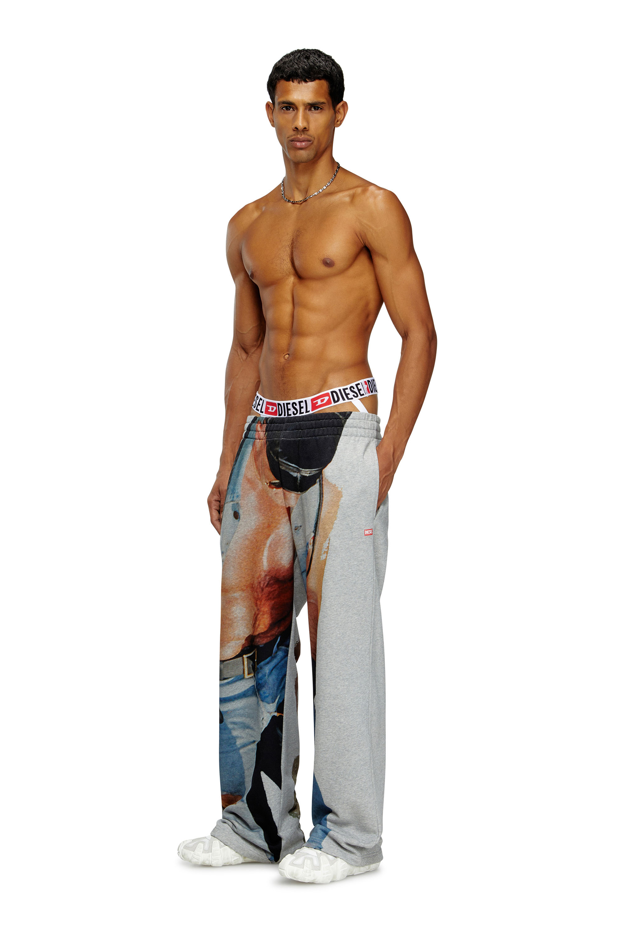 Diesel - PR-UMBR-JOCKY, Suspensorio con estampado gráfico Hombre in Blanco - 2