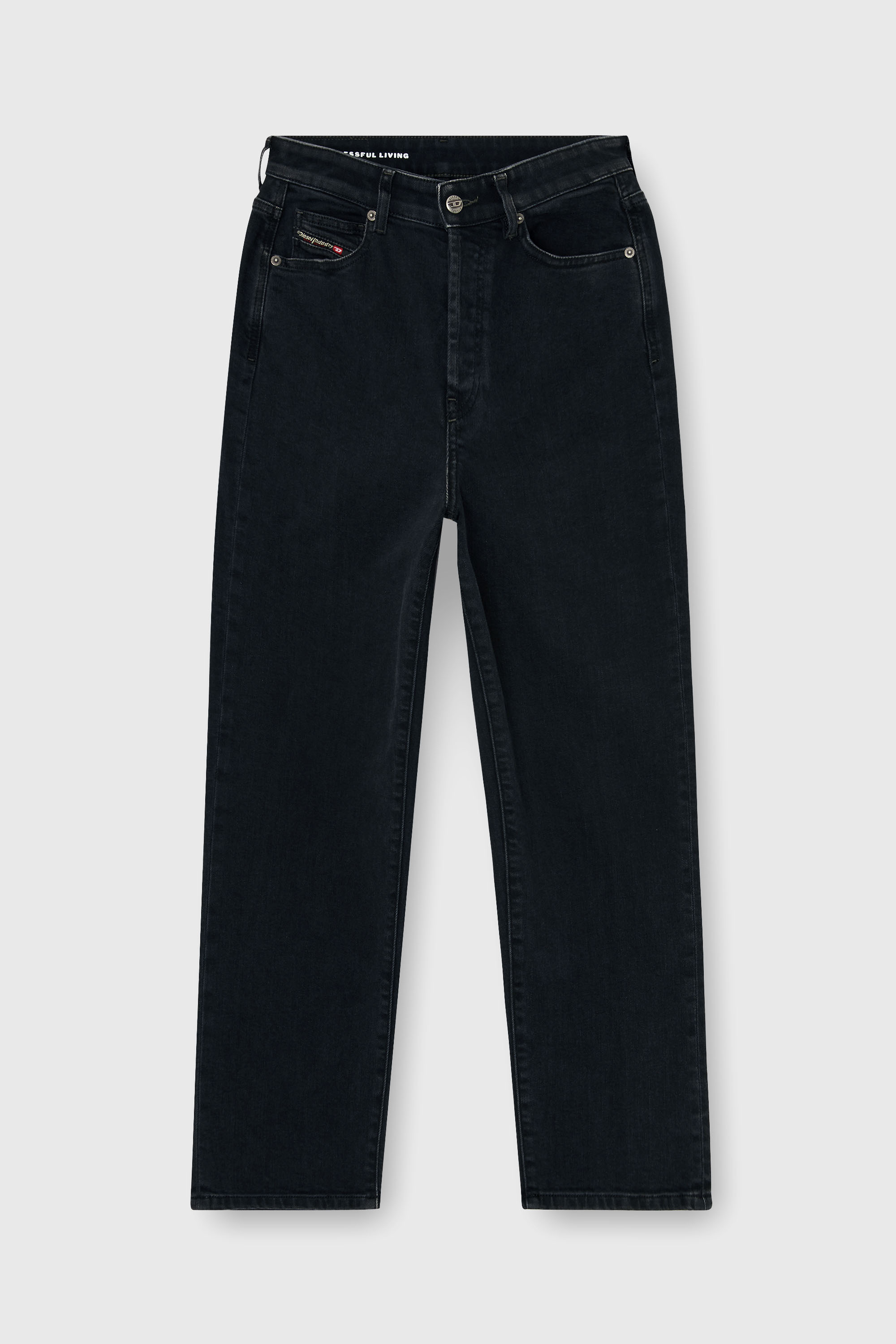 Diesel - Regular Jeans 1981 D-Went 09N89 Mujer, Negro/Gris oscuro - 6