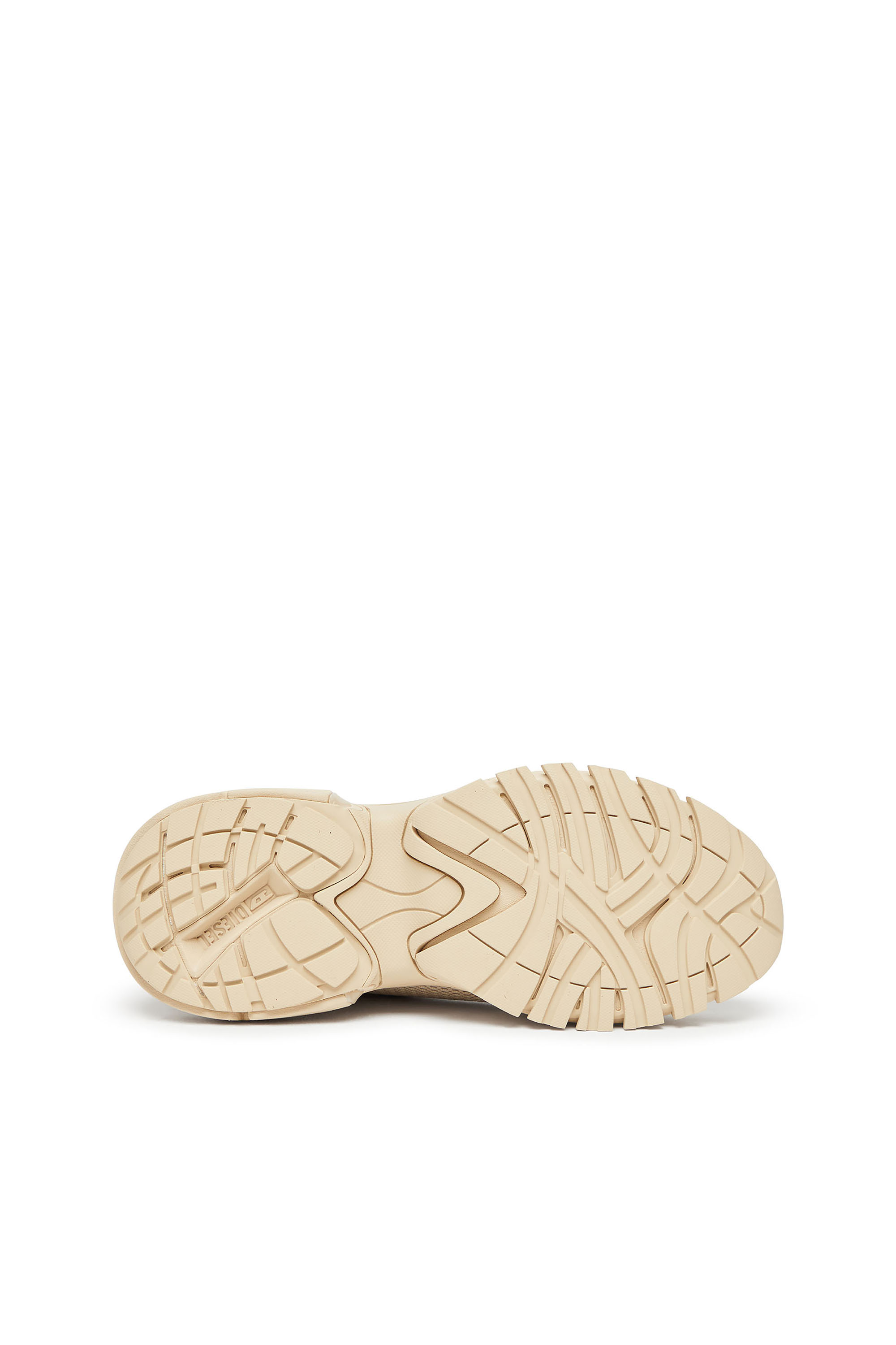 Diesel - S-PRO-V-DENSE LOW W, S-Pro-V-Dense-Deportivas de malla metálica con logotipo Oval D Mujer in Beige - 4