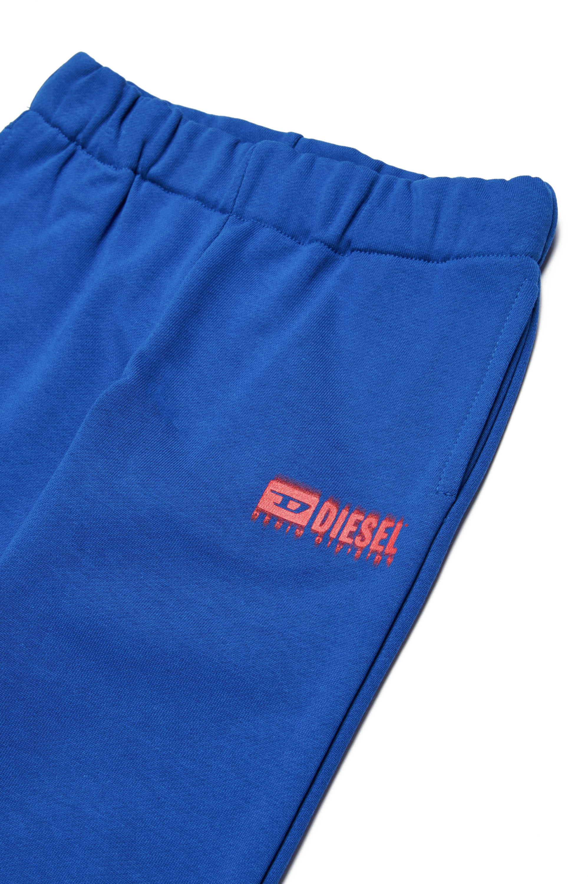 Diesel - PBASEB, Unisex Pantalones deportivos con logotipo manchado in Azul marino - Image 3