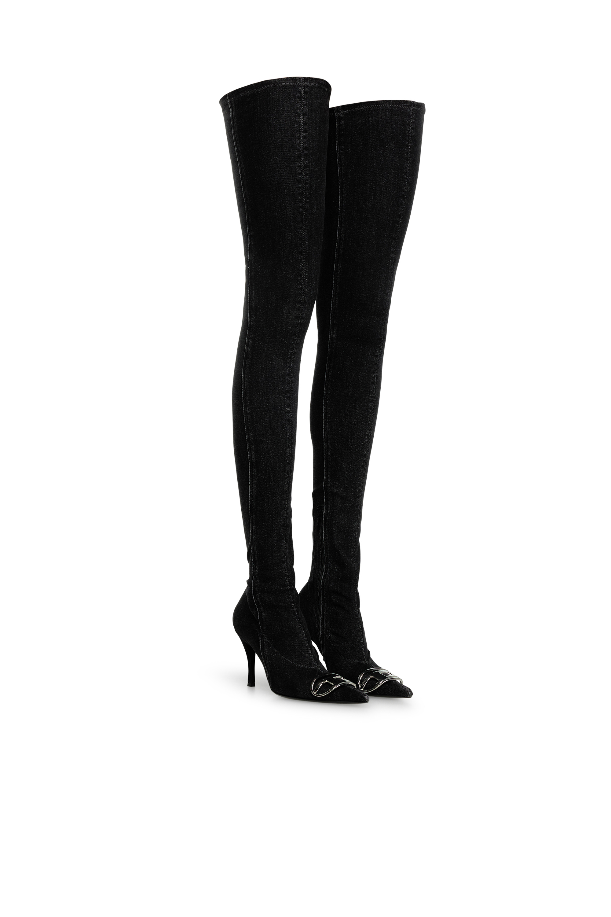 D-VENUS TBT D, Black Diesel - D-VENUS TBT D, Woman's D-Venus-Over the knee boot in Black - 2