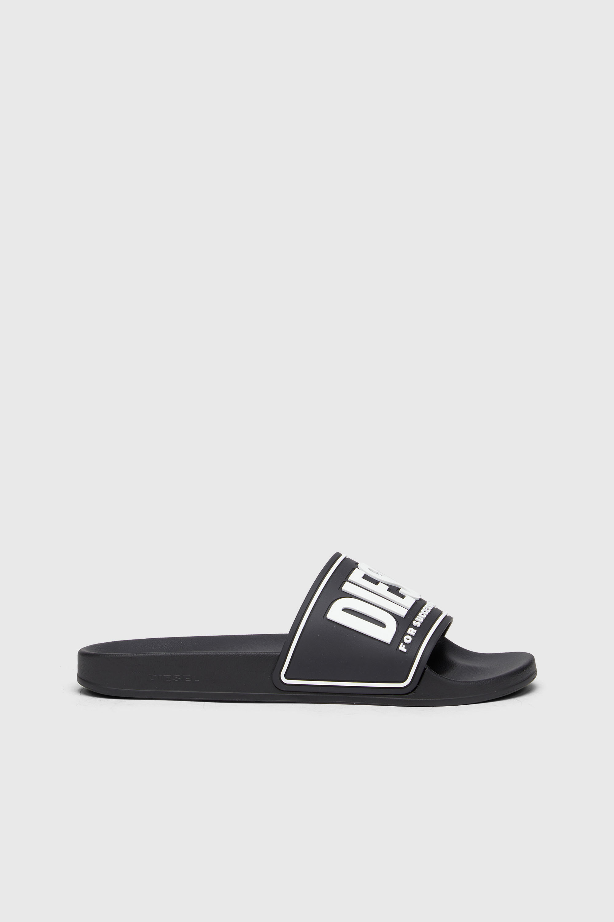 Diesel - SA-MAYEMI CC, Sa-Mayemi-Chanclas con logotipo 3D Hombre in Negro - 1