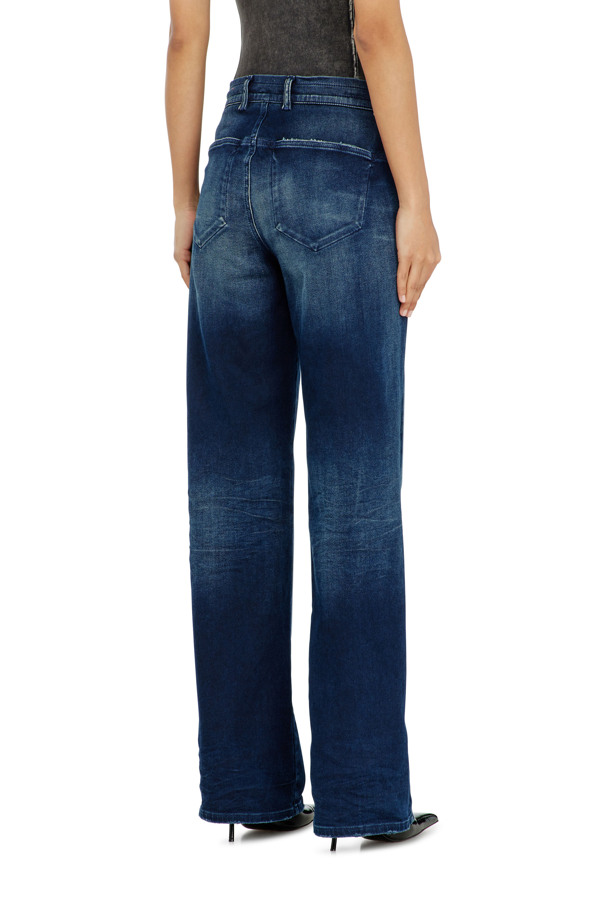 Diesel - Regular 2071 D-Meel Joggjeans&reg; 09P93 Mujer, Azul Oscuro - 3