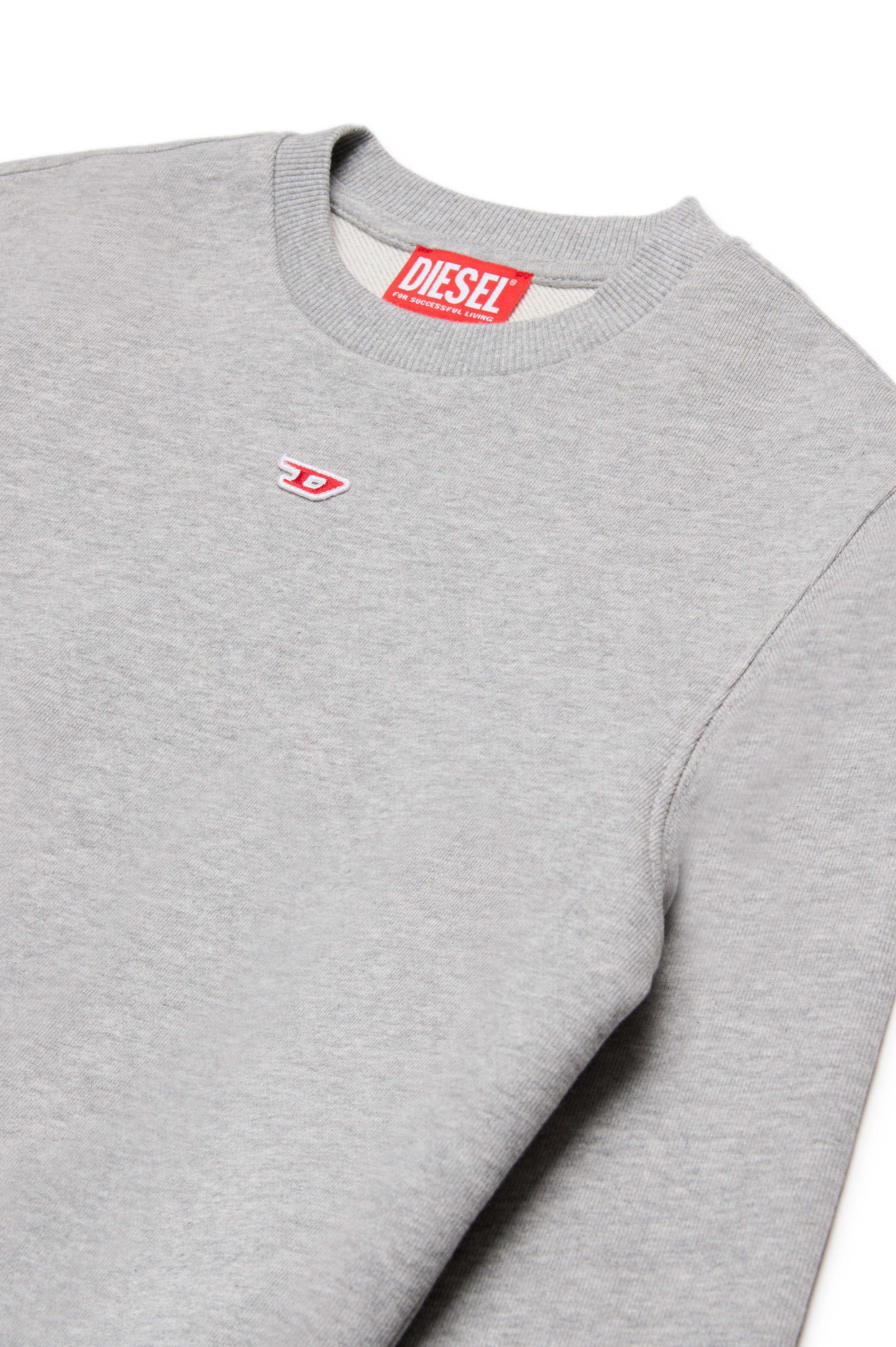 Diesel - SGINND OVER, Sudadera con logotipo D Unisex in Gris - 3