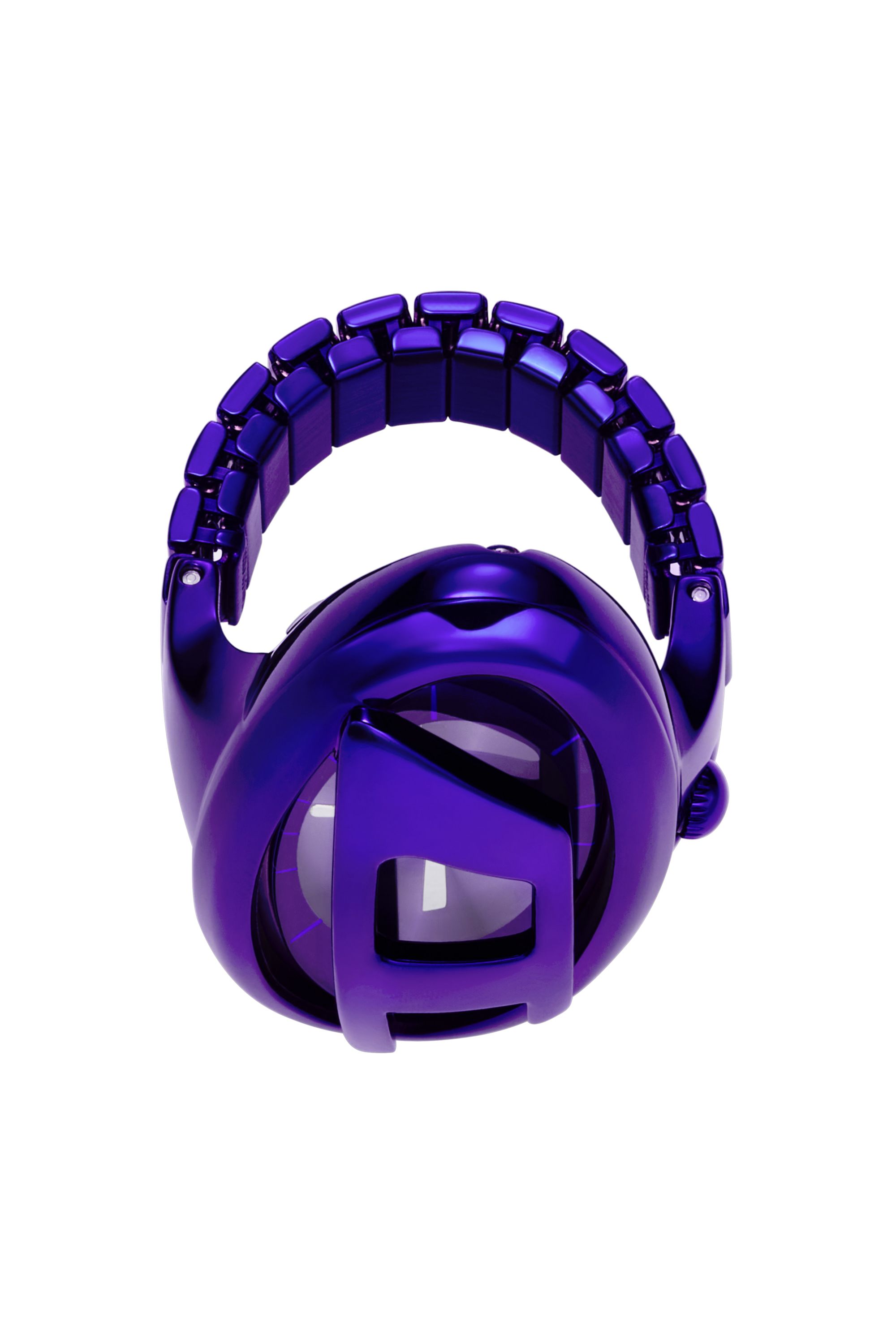 Diesel - DZ5624 WATCH, Anillo reloj D-Era de acero inoxidable morado Mujer in Azul marino - 3