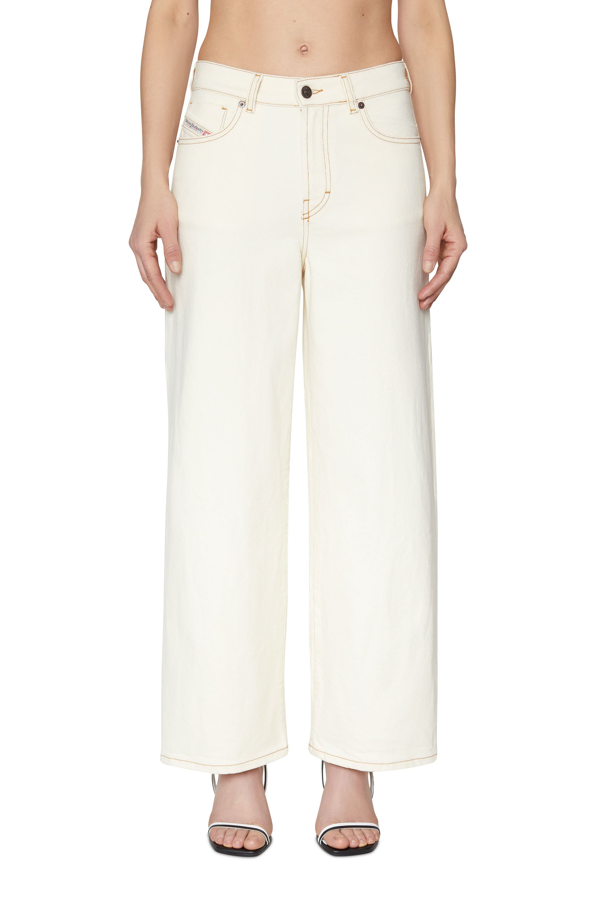Diesel - 2000 09B94 Bootcut and Flare Jeans, Blanco - Image 1