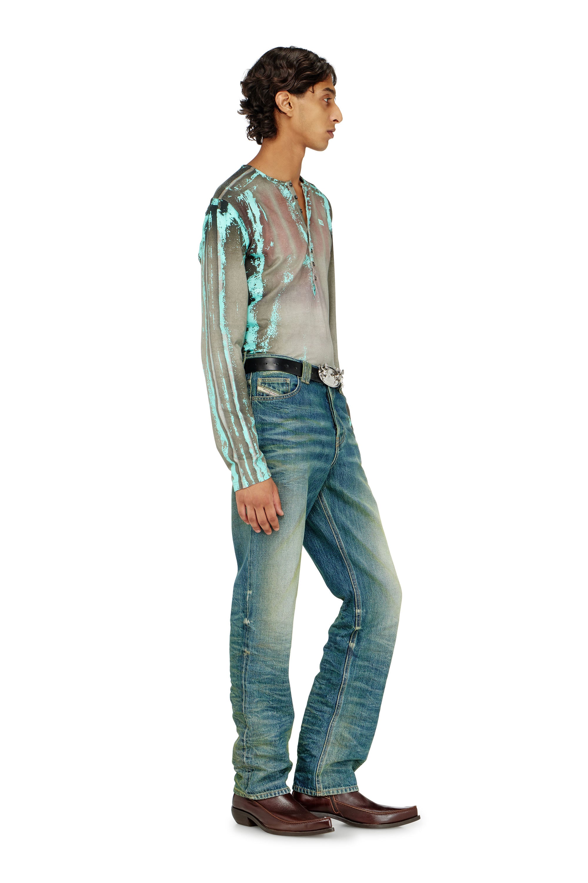 Diesel - Regular Jeans 1991 D-Voeed 007FV Hombre, Azul medio - 3