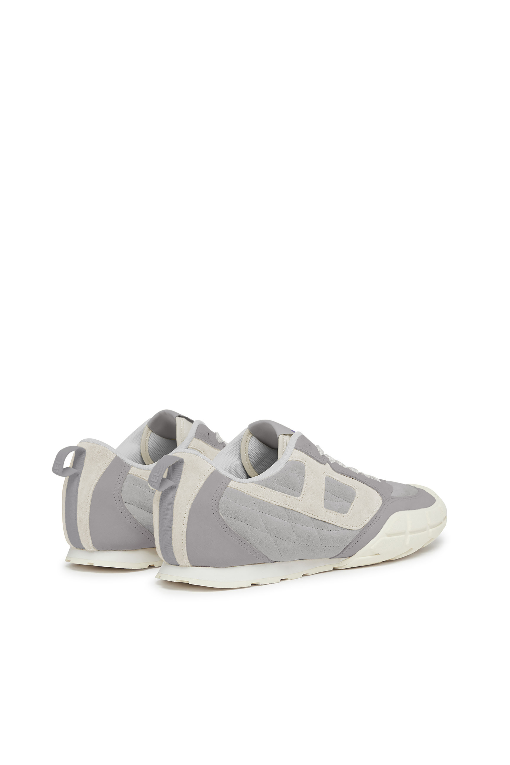 Diesel - S-PAGODHA LOW, S-Pagodha-Zapatillas de gamuza acolchada con diseño Hombre in Gris - 3