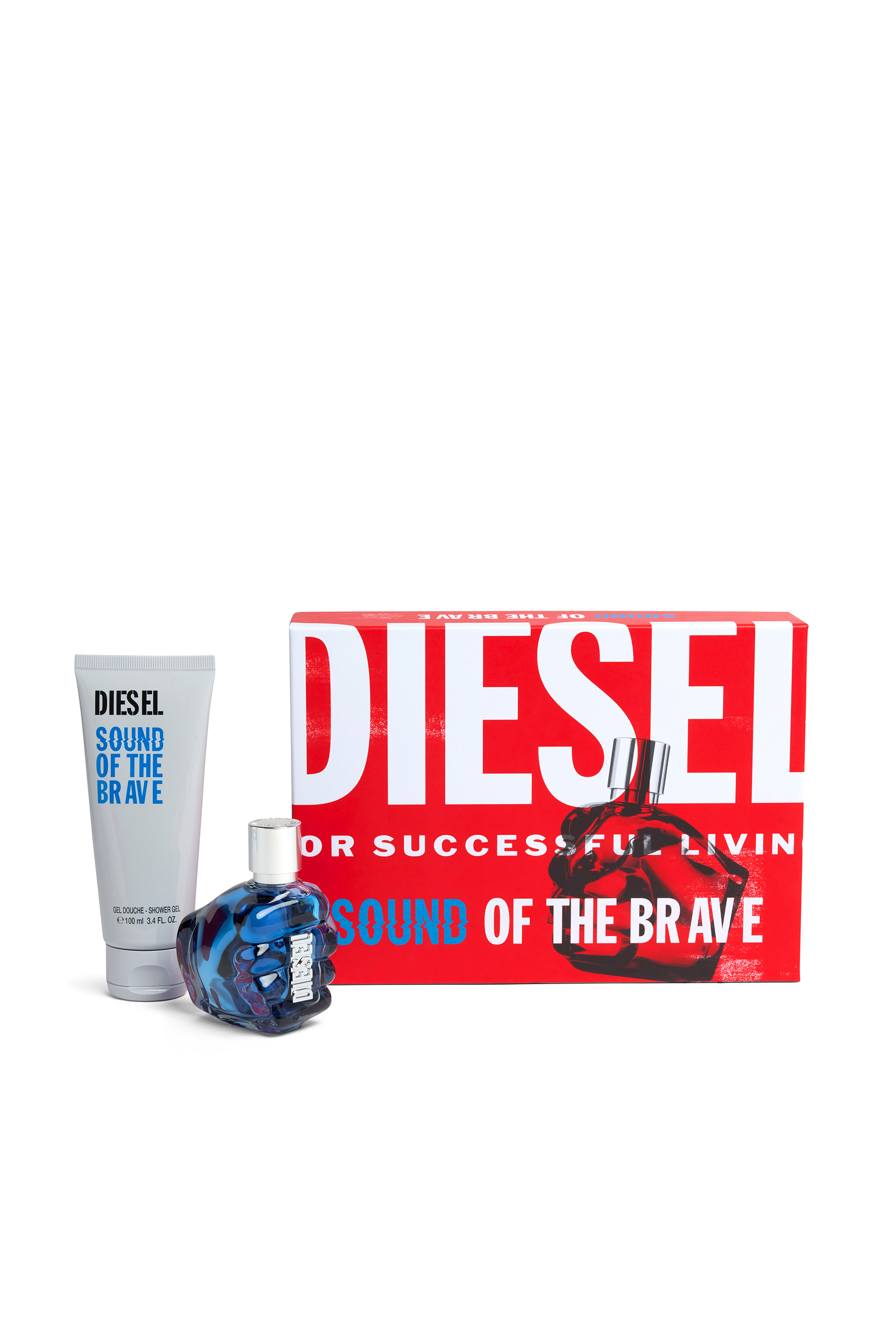 Diesel - SOUND OF THE BRAVE 50 ML GIFT SET, Azul - Image 1