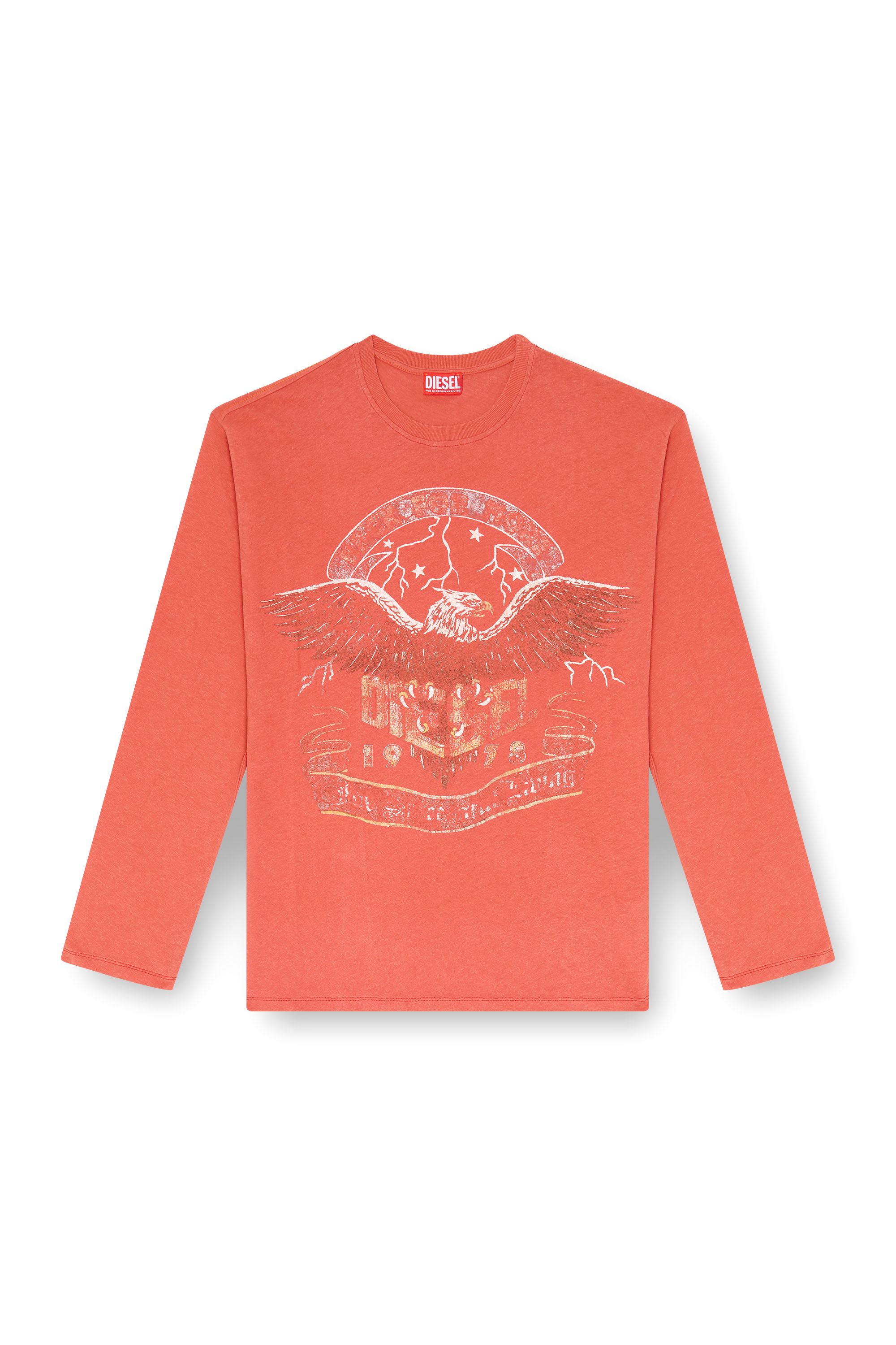 Diesel - T-GERI-LS, Camiseta de manga larga con gr&aacute;ficos de concierto Hombre in ToBeDefined - 2