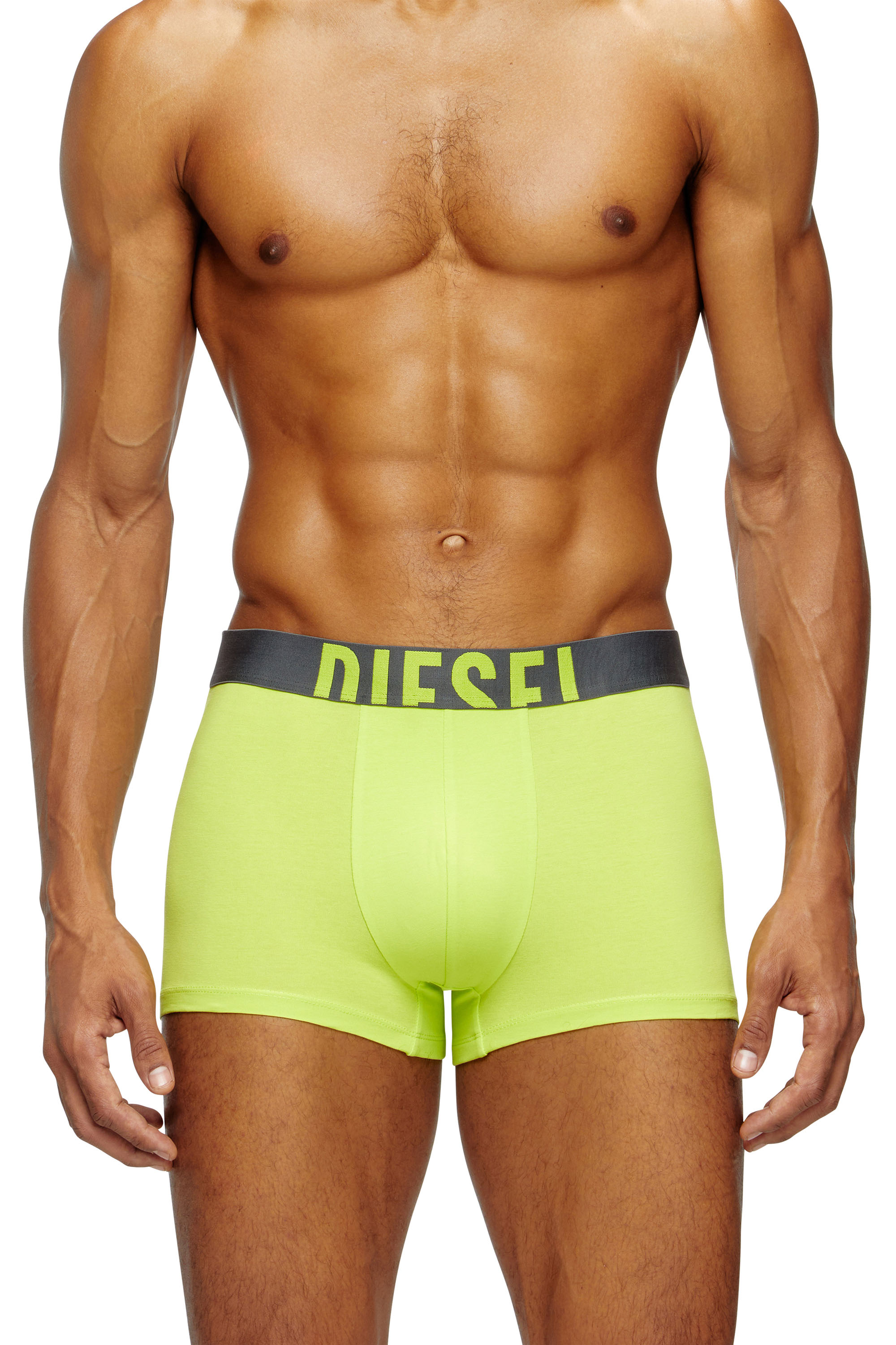 Diesel - DAMIEN-D-POP-3PACK-40, Paquete de tres bóxers ajustados de algodón elástico Hombre in Multicolor - 3
