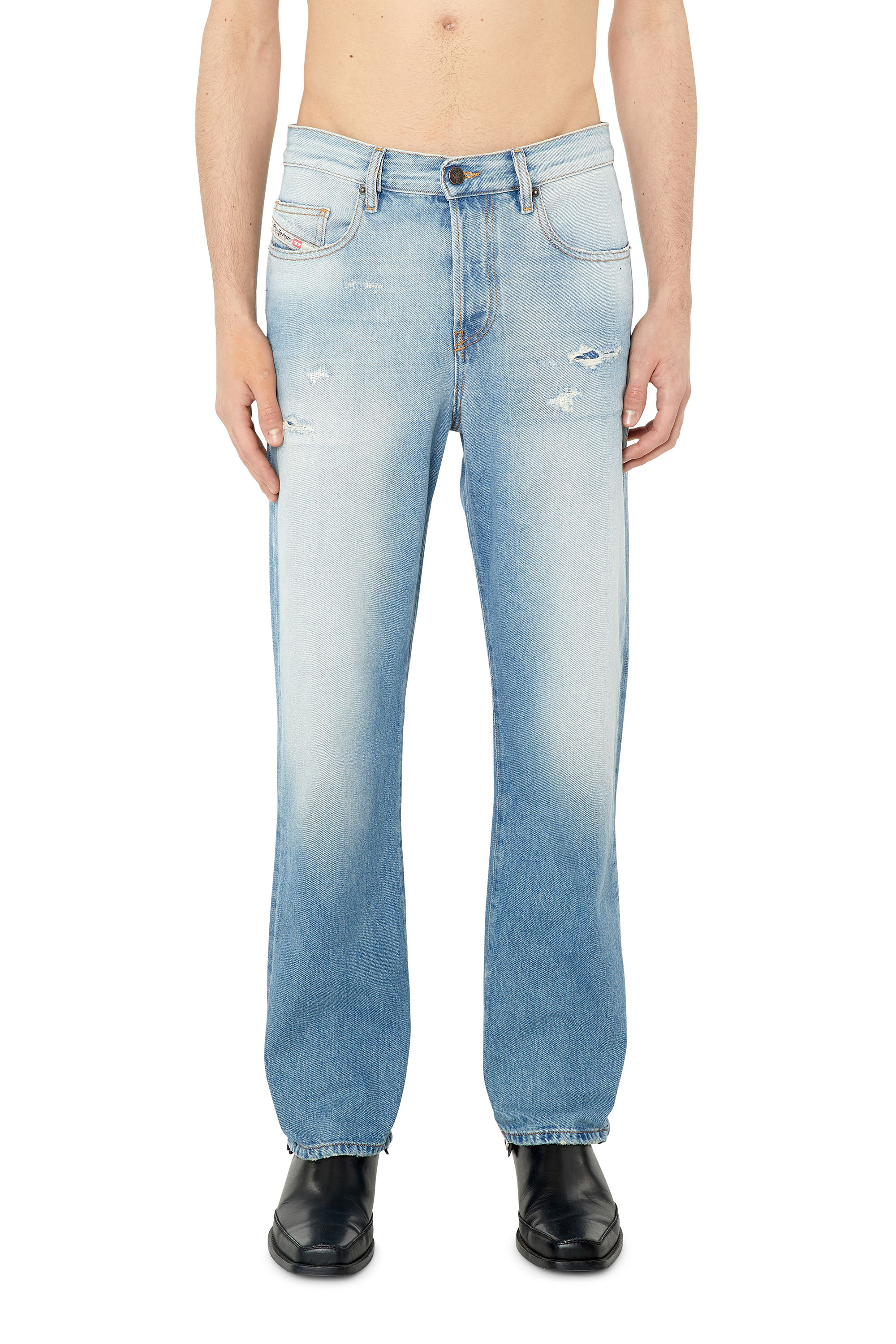 Diesel - Straight Jeans 2020 D-Viker E9C15, Azul Claro - Image 2