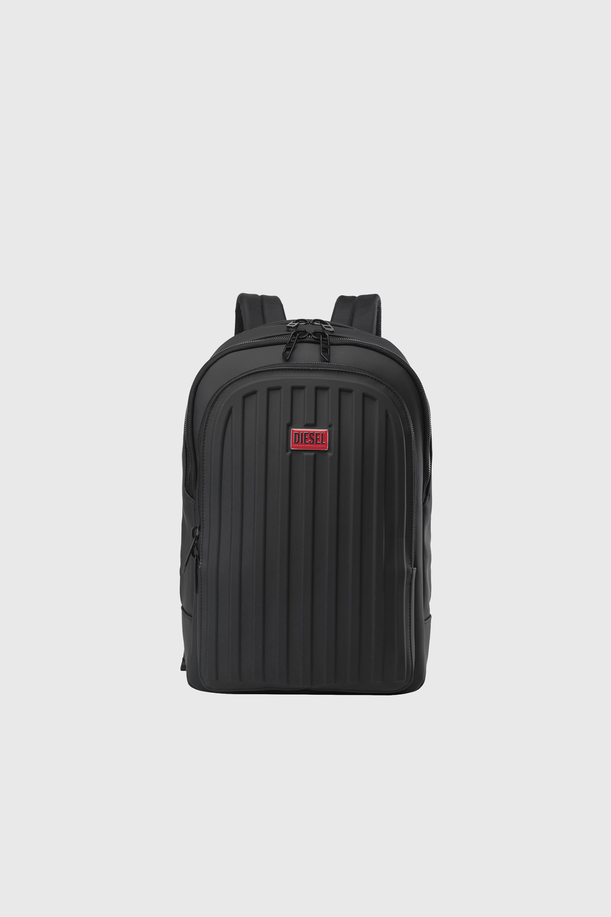 Diesel - DIESEL ALUMINUM BACKPACK DSB003, Mochila empresarial funcional Unisex in Negro - 1