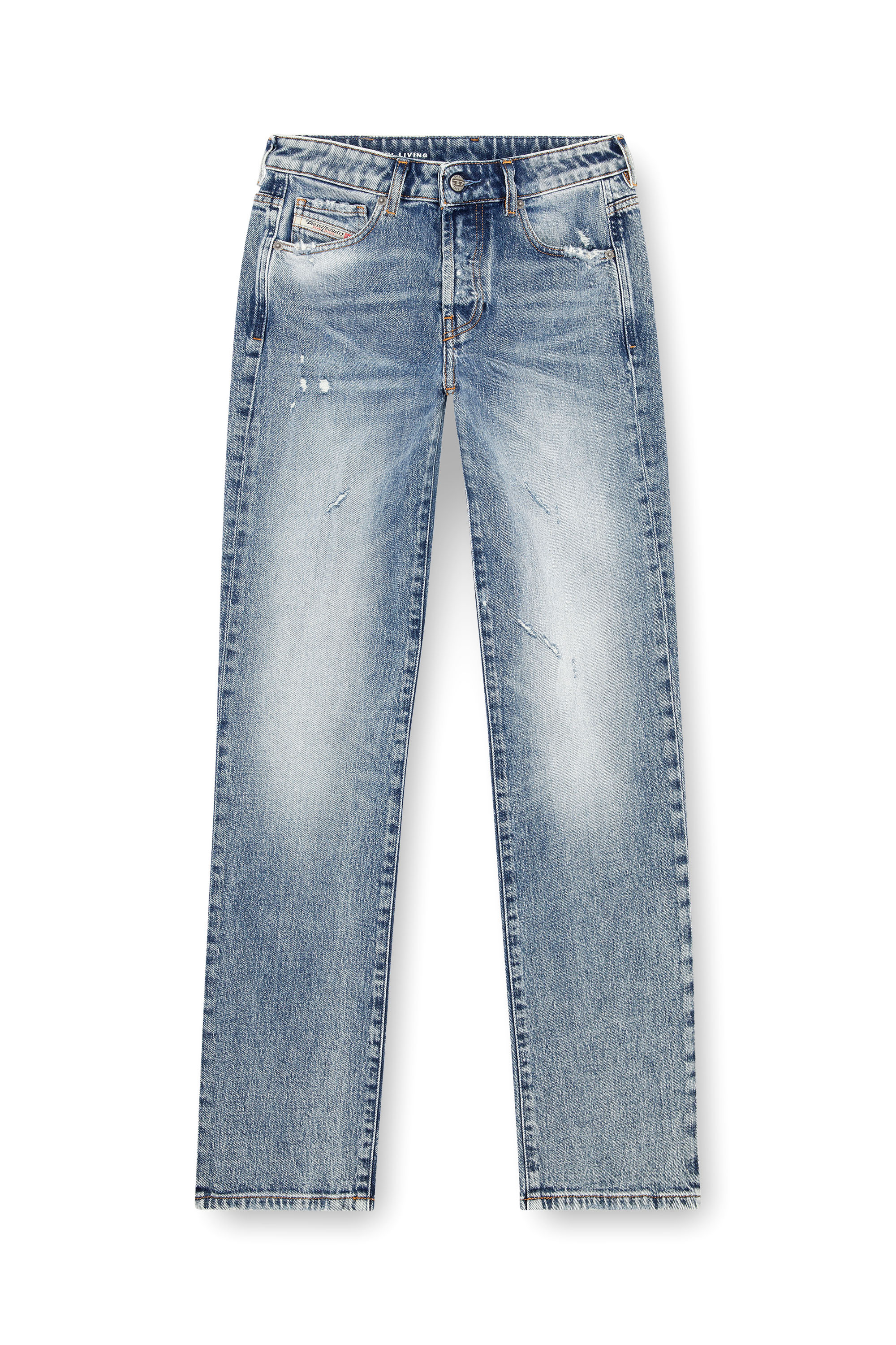 Diesel - Straight Jeans 1989 D-Mine 09J57, Mujer Straight Jeans - 1989 D-Mine in Azul marino - Image 3
