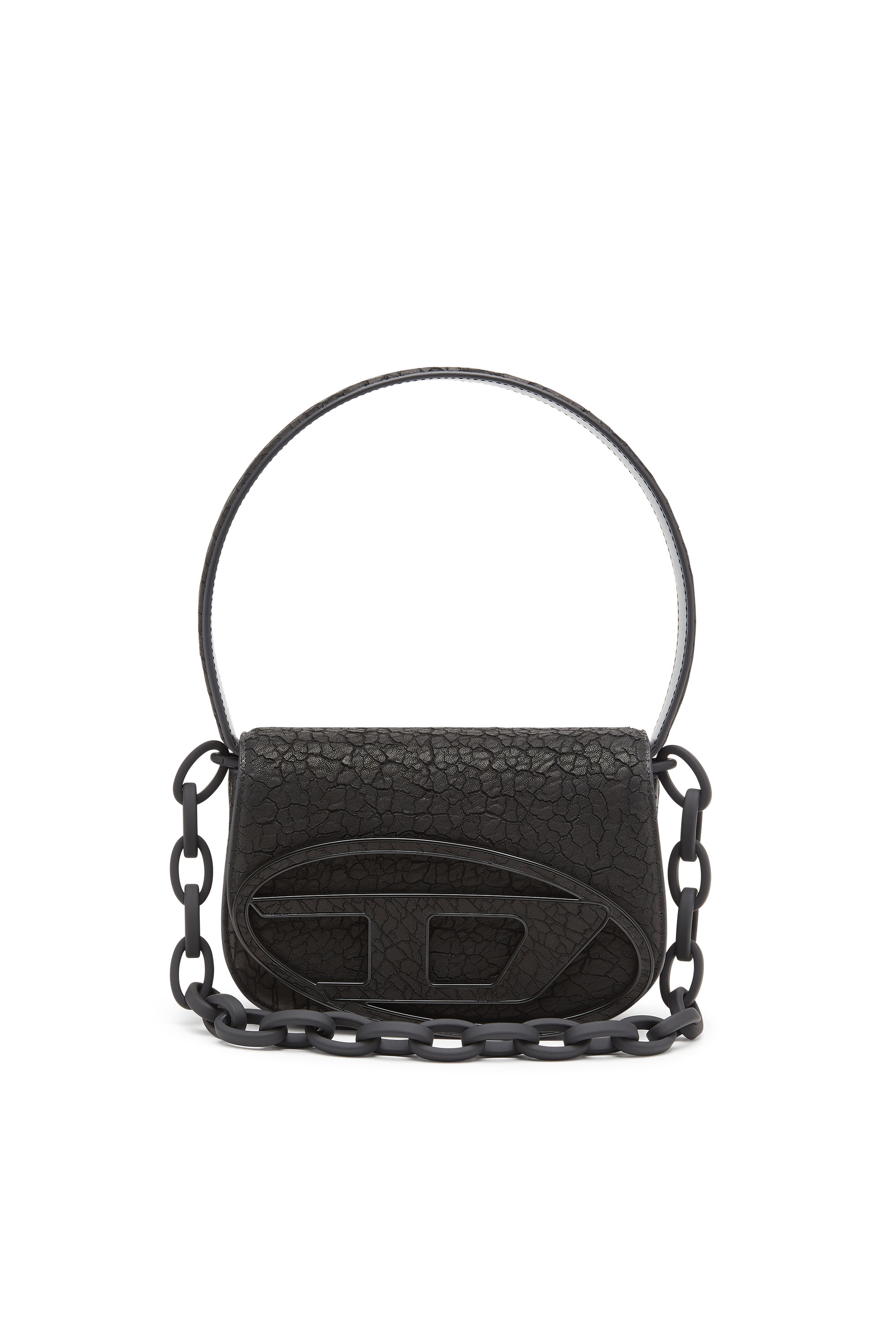 Diesel - 1DR, 1DR-Bolso de hombro icónico de cuero árido Mujer in Negro - 1