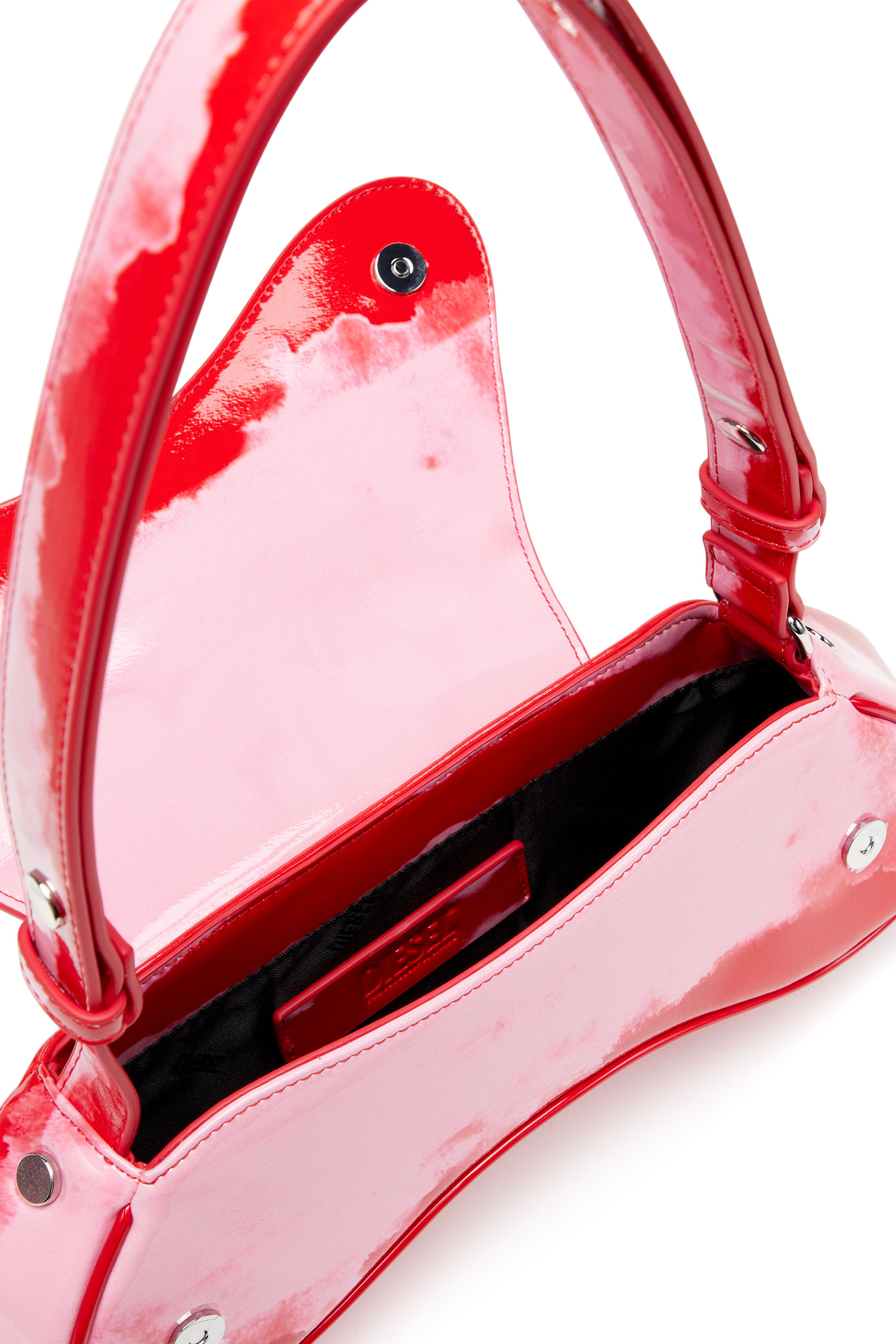 Diesel - PLAY CROSSBODY, Play-Talego con estampado de logotipo desteñido Mujer in Multicolor - 3