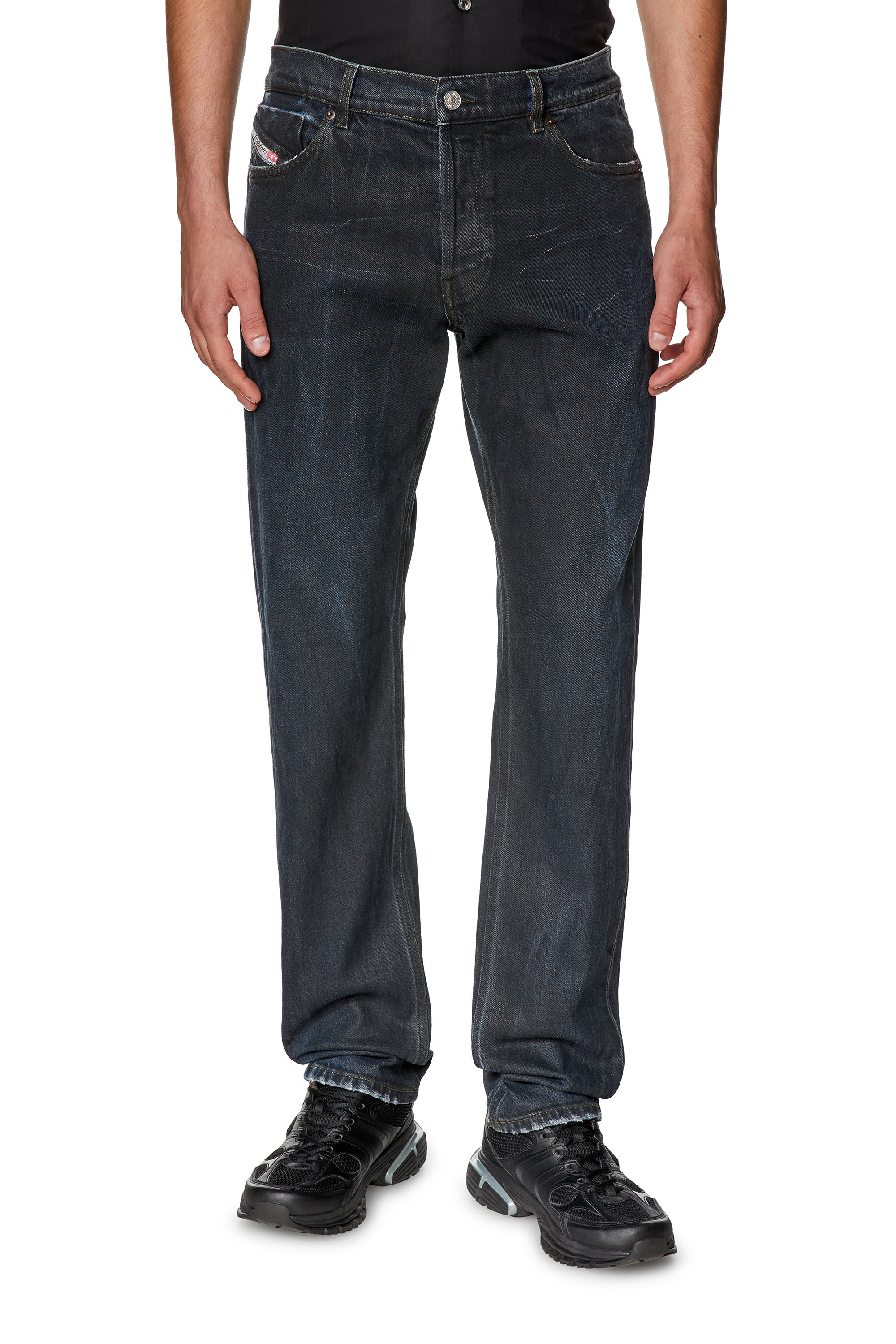 Diesel - Straight Jeans 1995 D-Sark 0HJAU, Negro/Gris oscuro - Image 1