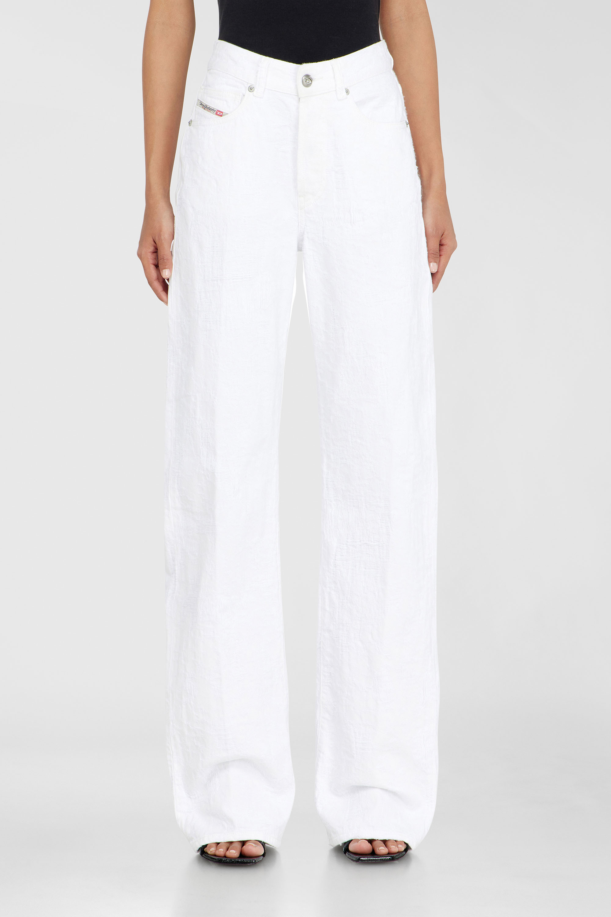 Diesel - Regular Jeans 1971 D-Sent 007EX Mujer, Blanco - 1