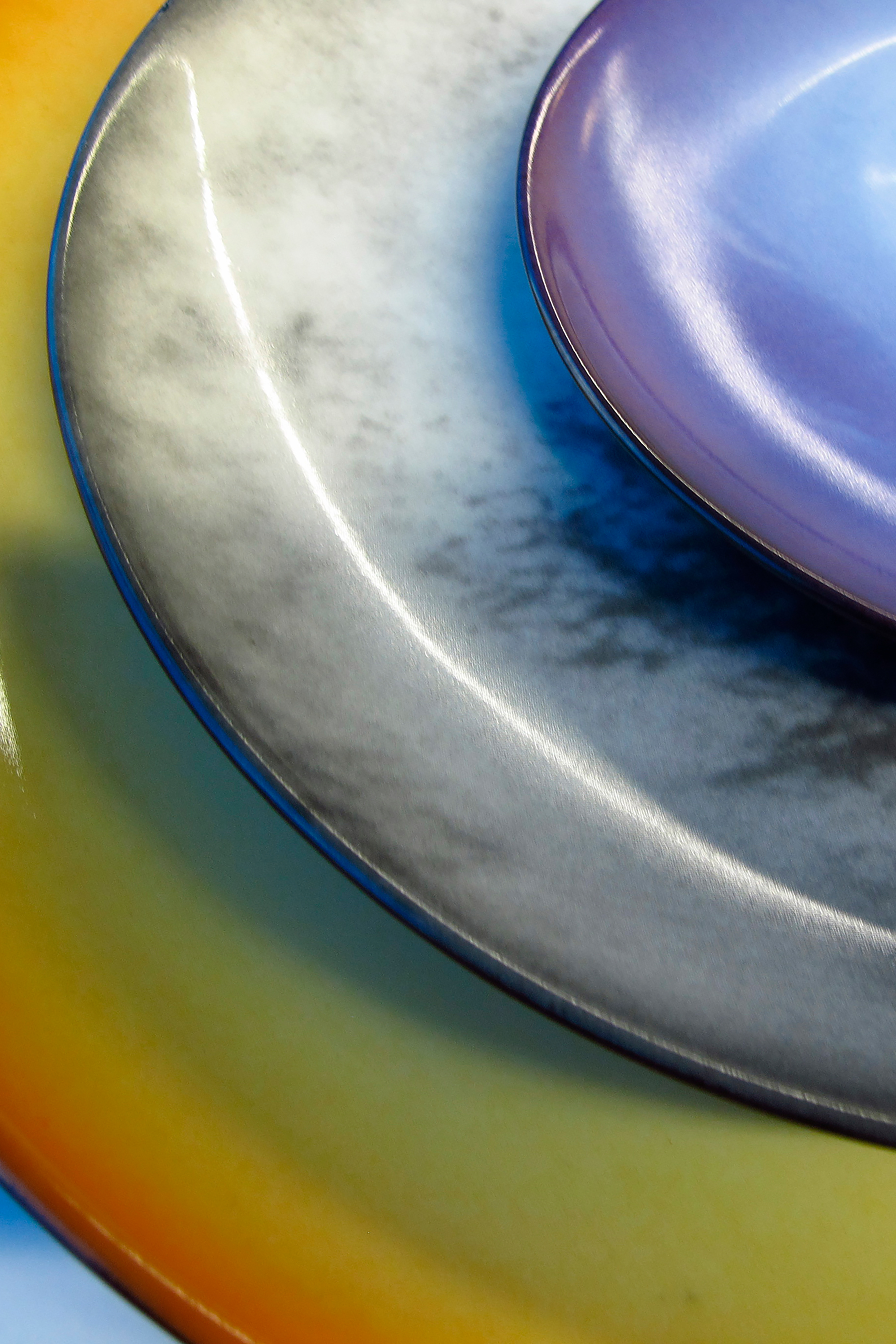 Diesel - 10822 COSMIC DINER, Plato llano de porcelana "neptune" Unisex in Azul marino - 2