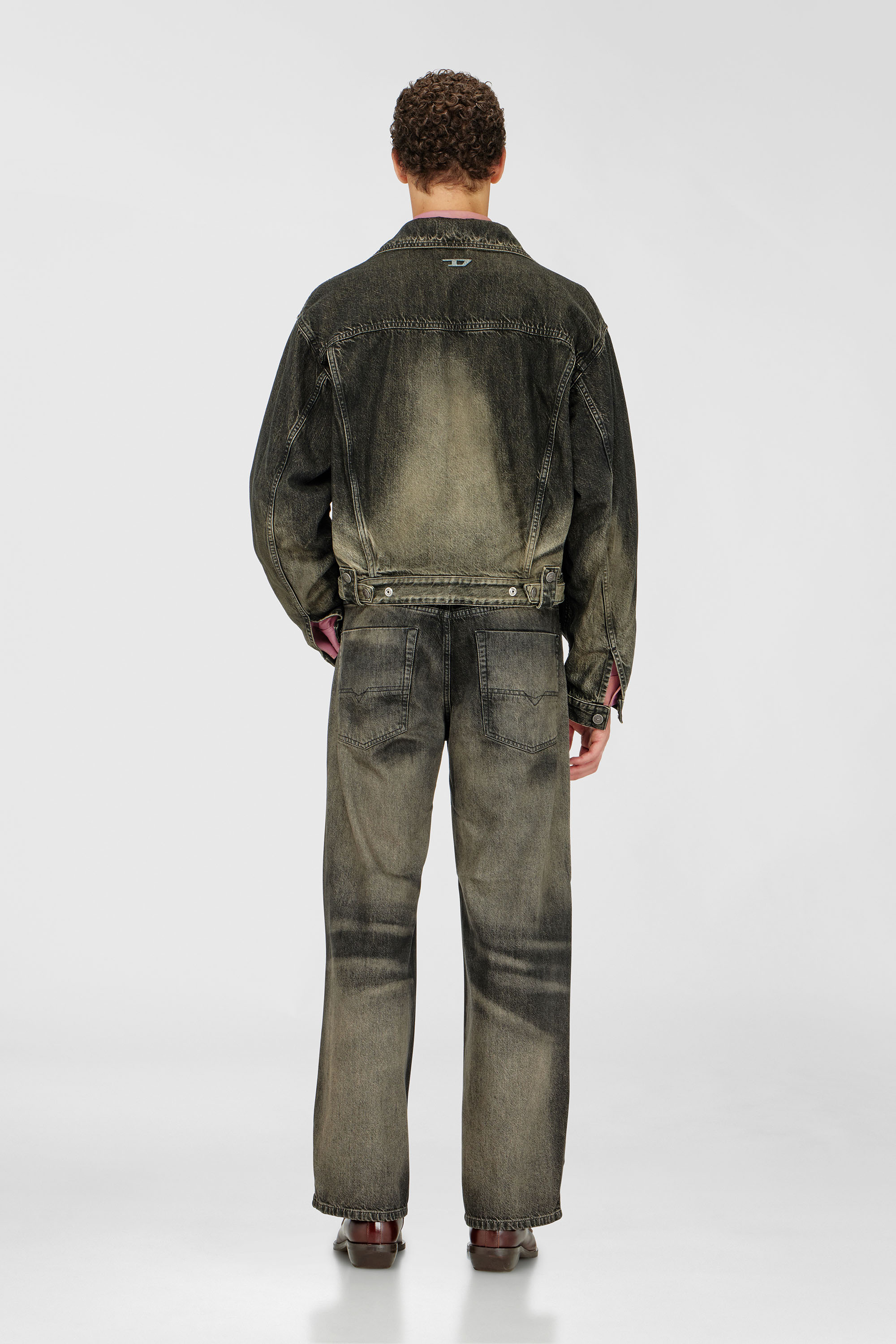Diesel - Relaxed Jeans 1982 D-Hakou 09R33 Unisex, Negro/Gris oscuro - 3