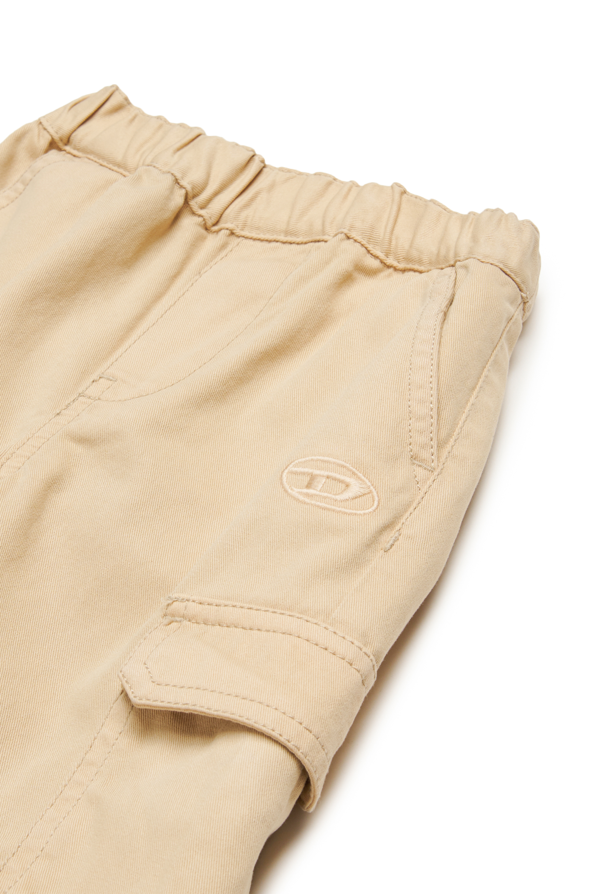 Diesel - PRATIB, Pantalones cargo de gabardina de algodón Mujer in Marrón - 3