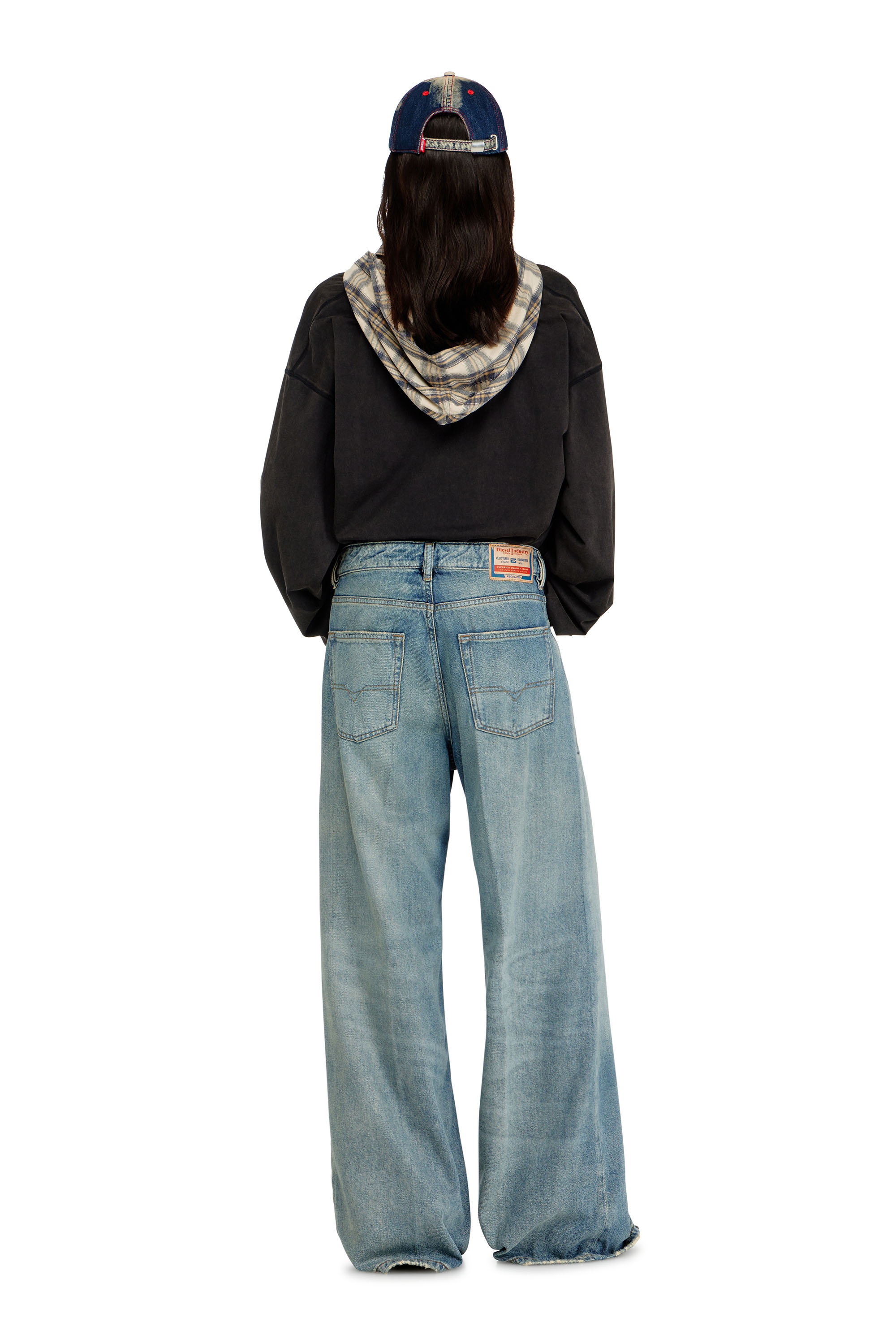 Diesel - Relaxed Jeans 1996 D-Sire 0BEBL Mujer, Azul medio - 3