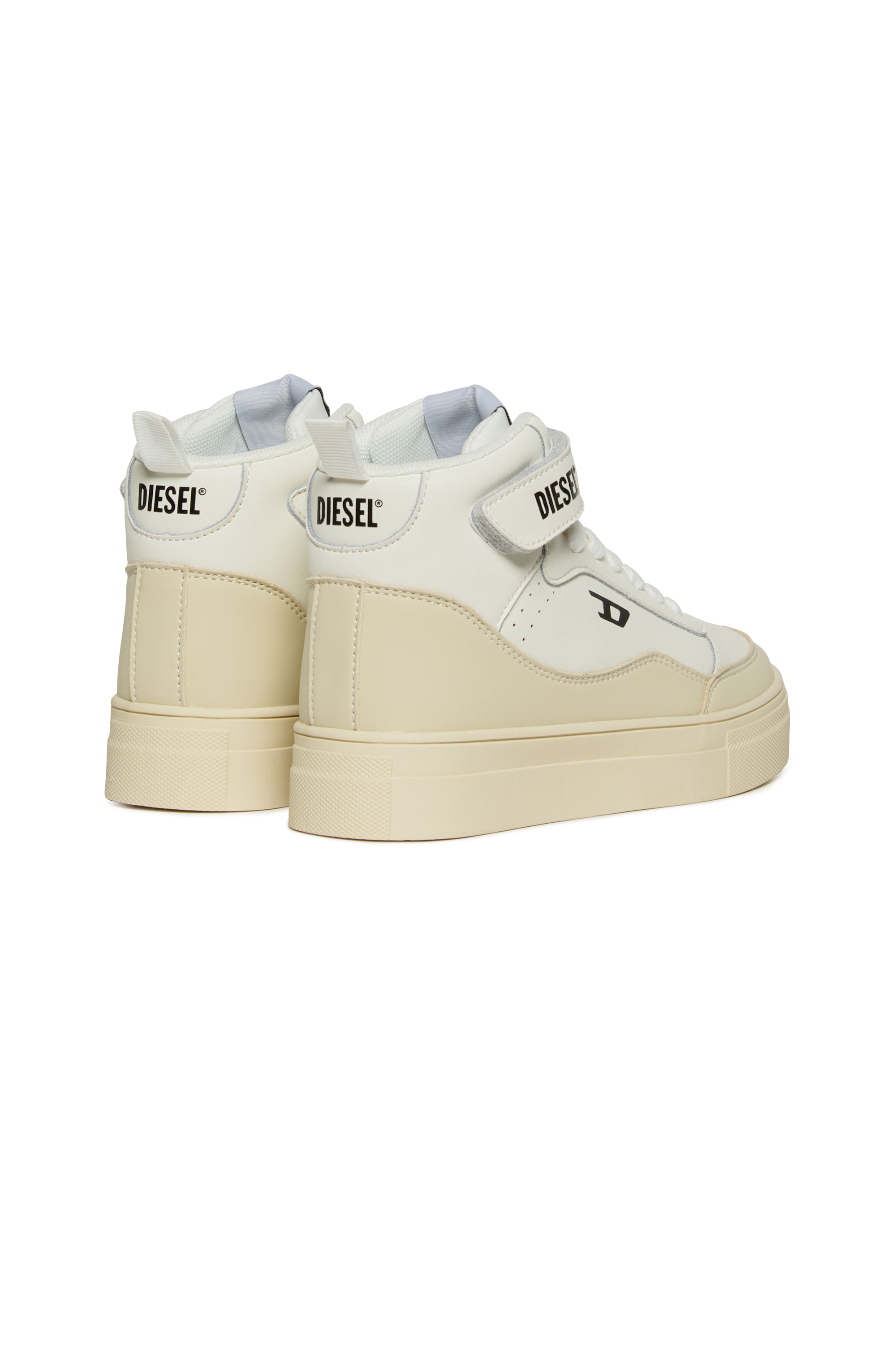 Diesel - S-TRACKER D, S-Tracker D - Zapatillas  de cuero con cordones y correas Unisex in Blanco - 3