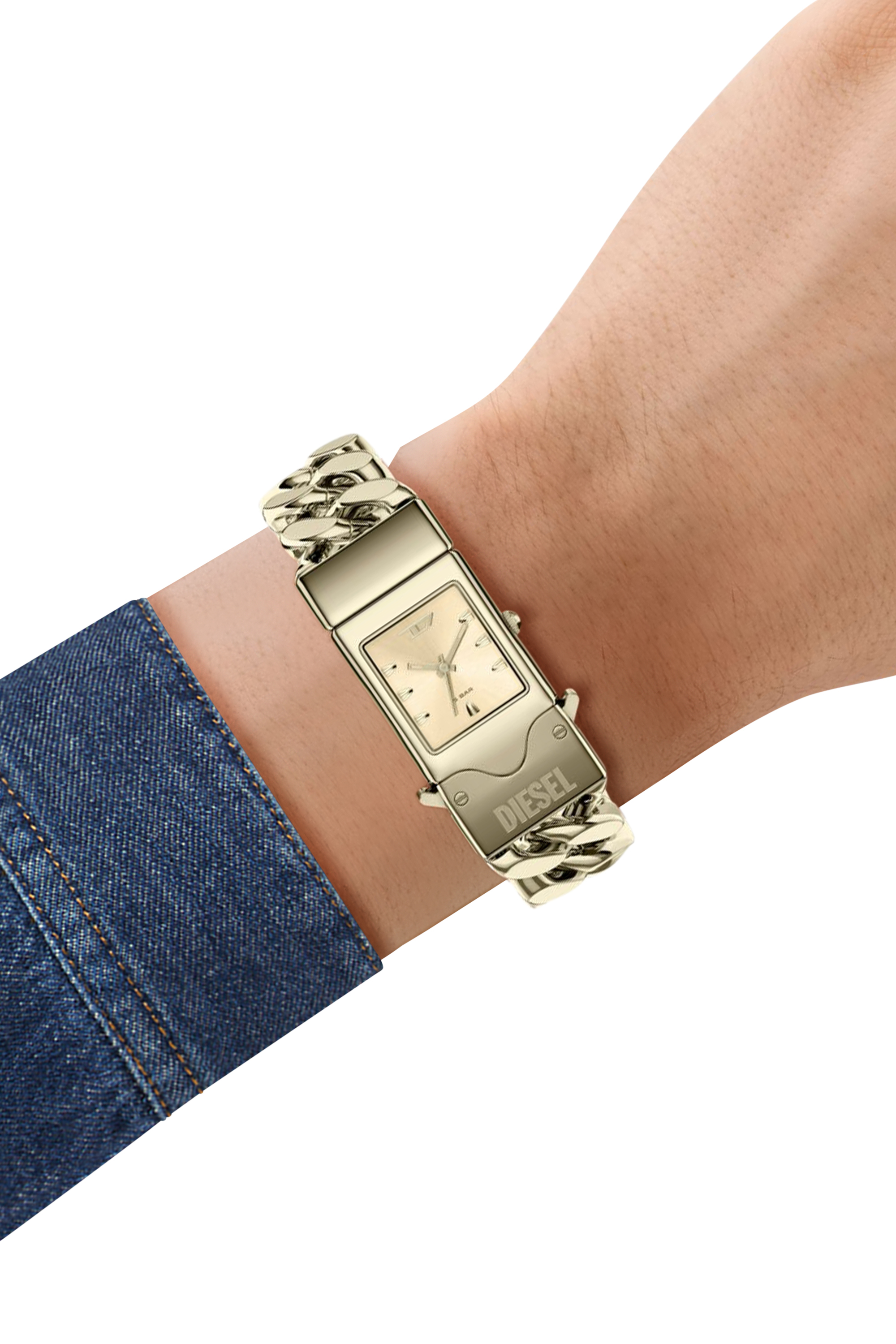 Diesel - DZ2235 WATCH, Reloj Closer de acero inoxidable con tono dorado Hombre in Dorado - 7