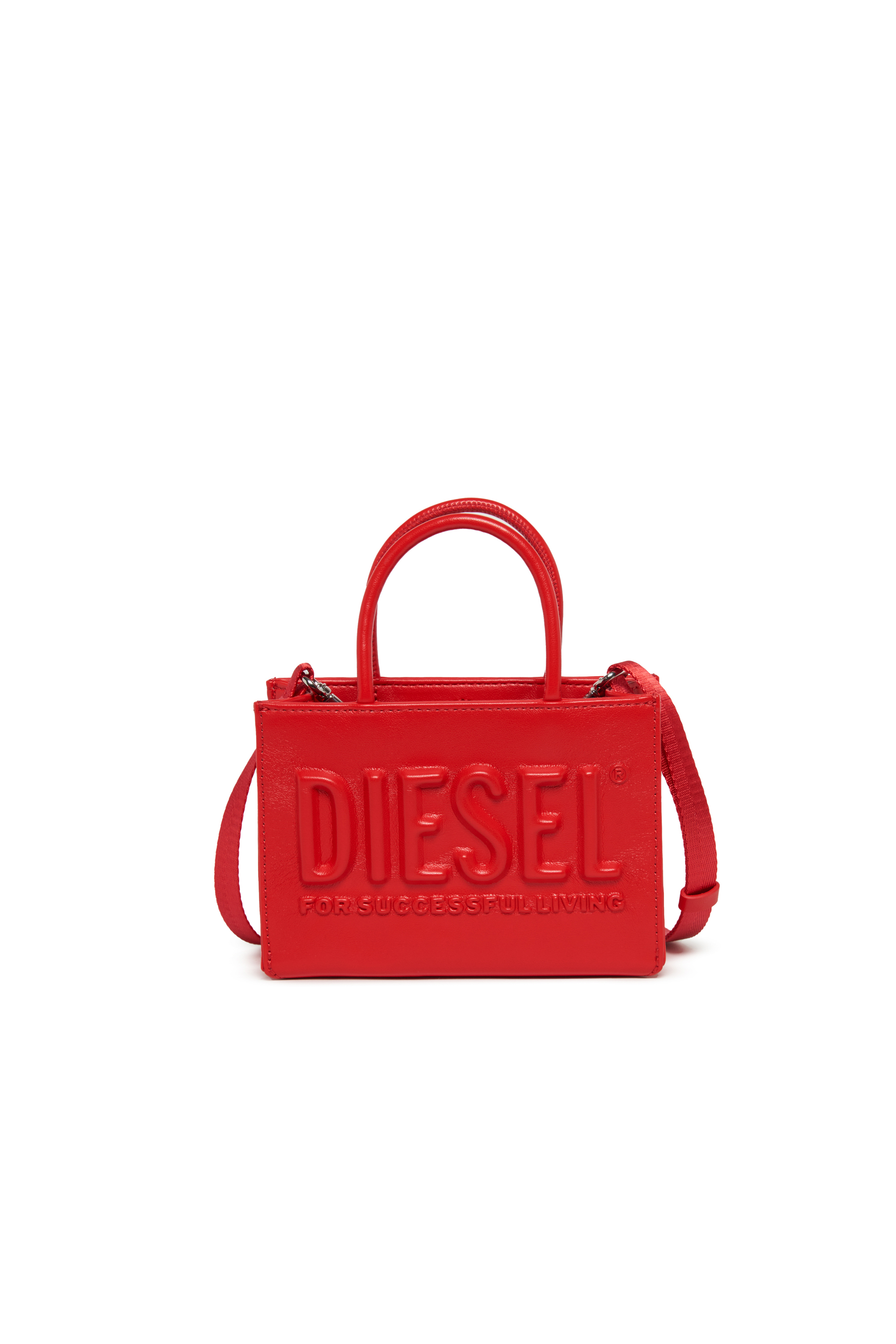 Diesel - DSL 3D MINI BAG, Dsl 3D - Bolsa con asas Mujer in Rojo - 1