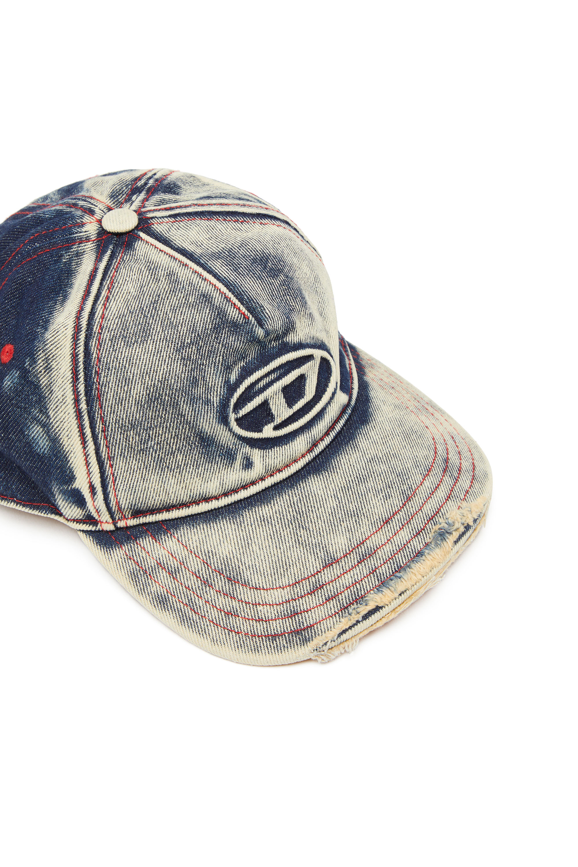 Diesel - C-SEYMON, Gorra de béisbol de denim tratado Unisex in Multicolor - 4