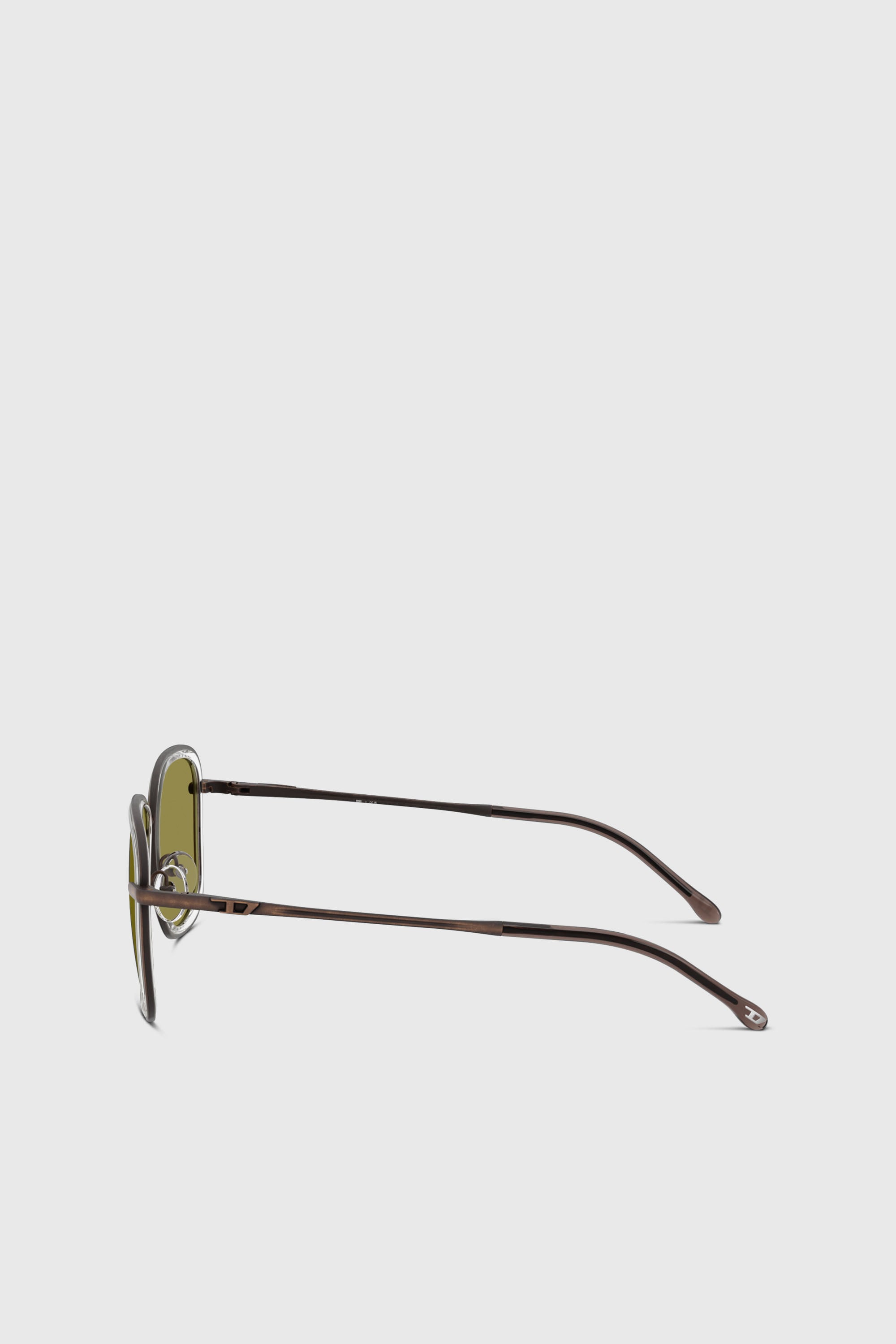 Diesel - 0DL1017, Gafas de sol cuadradas Unisex in Verde - 2