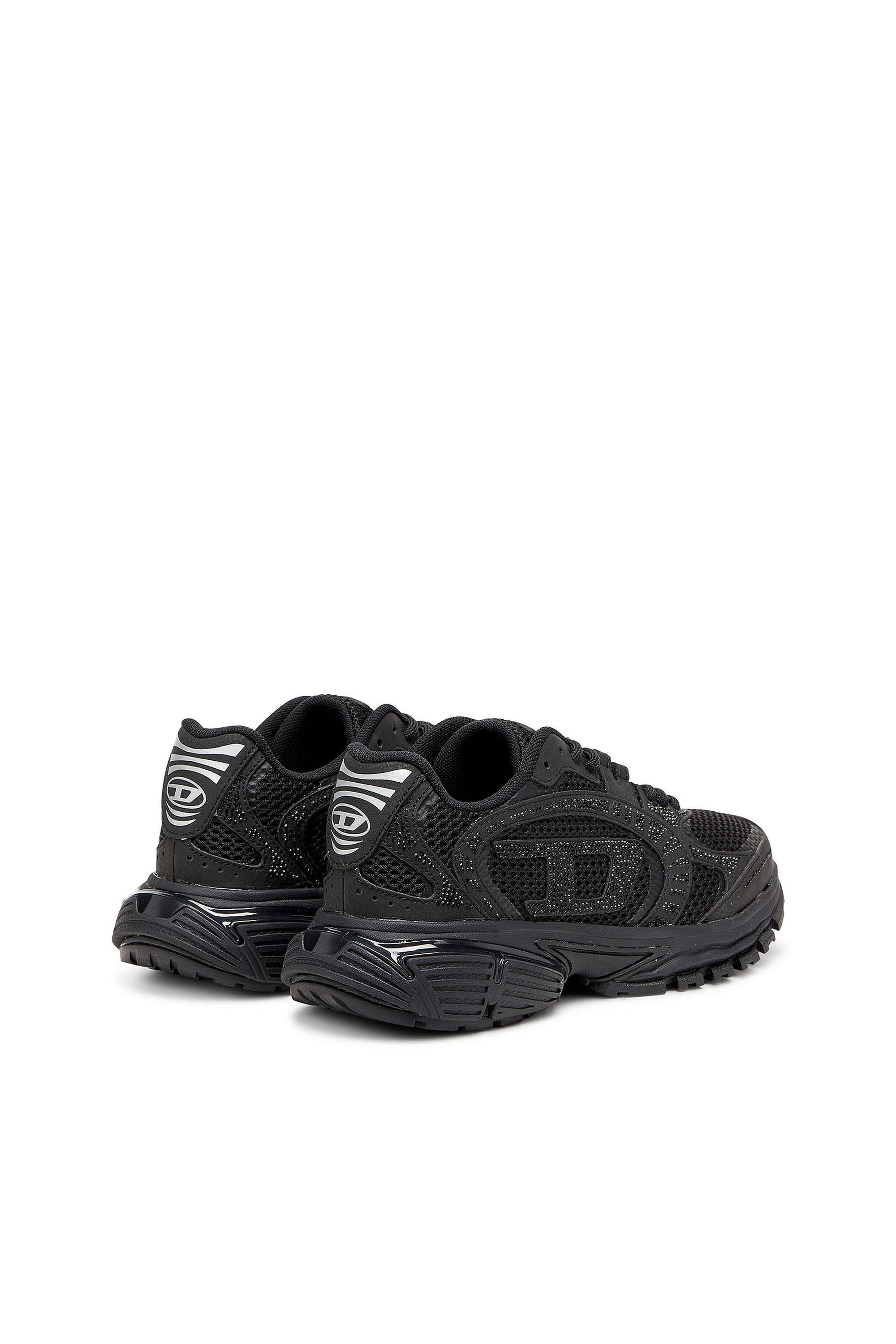 Diesel - S-PRO-V-DENSE LOW W, S-Pro-V-Dense - Zapatillas de malla con cristales Mujer in Negro - 3