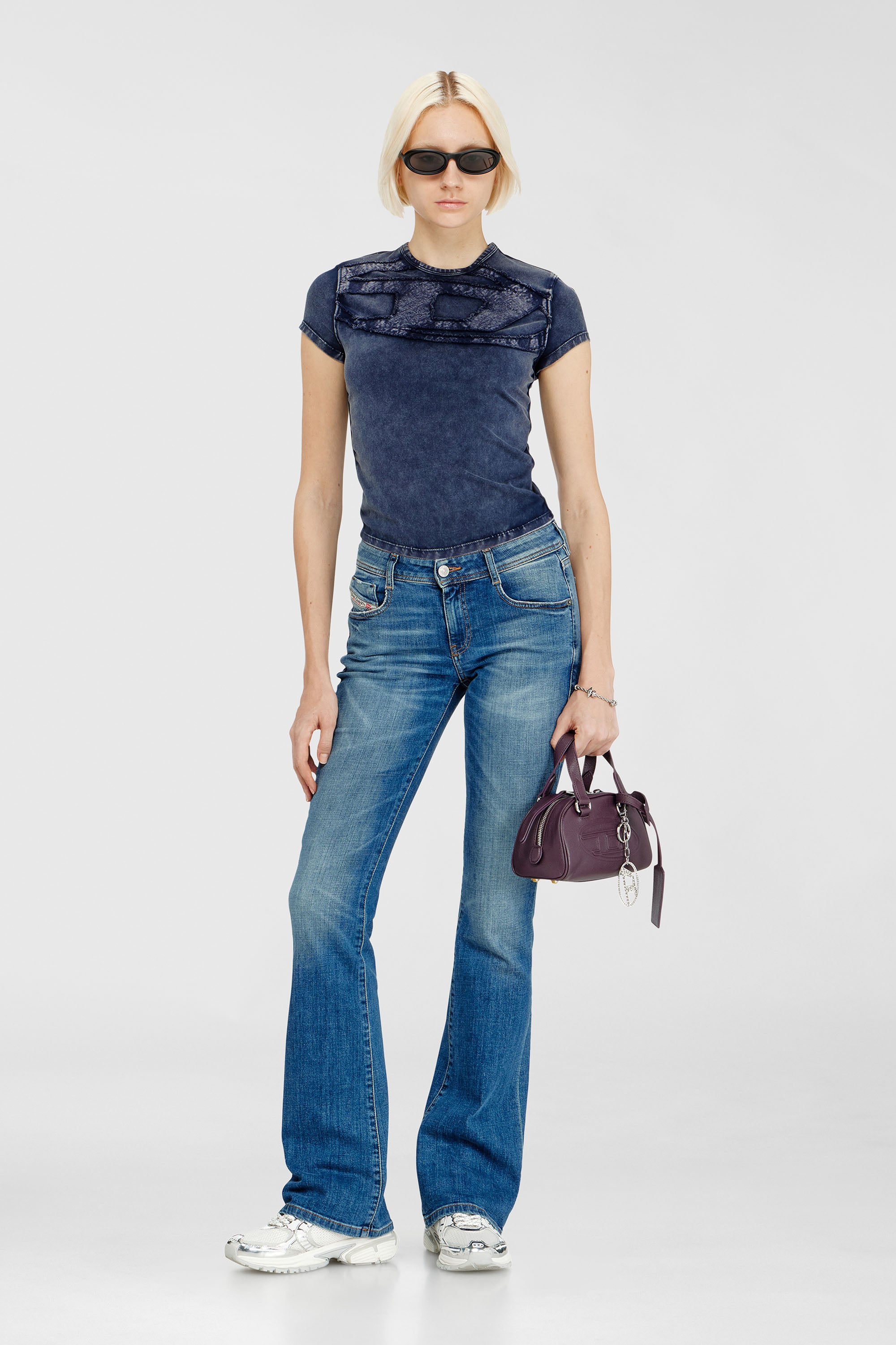 Diesel - Bootcut Jeans 1969 D-Ebbey 09J33 Mujer, Azul medio - 1