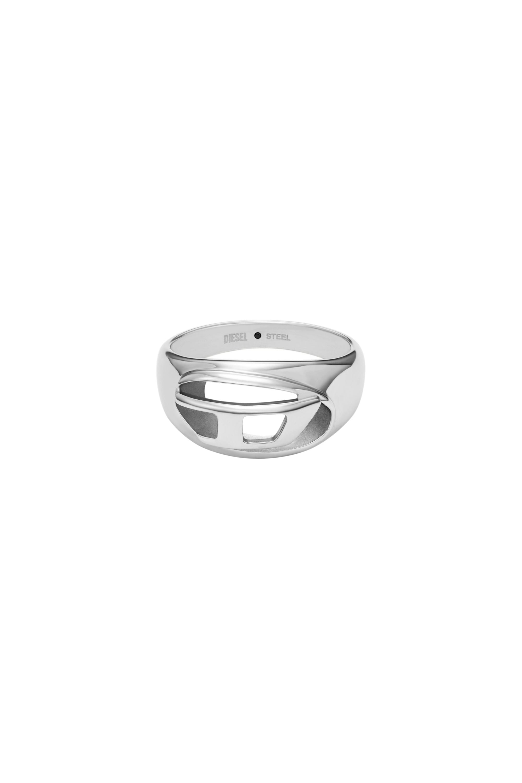 Diesel - DX1715040, Anillo tipo banda de acero inoxidable Unisex in Plateado - 2