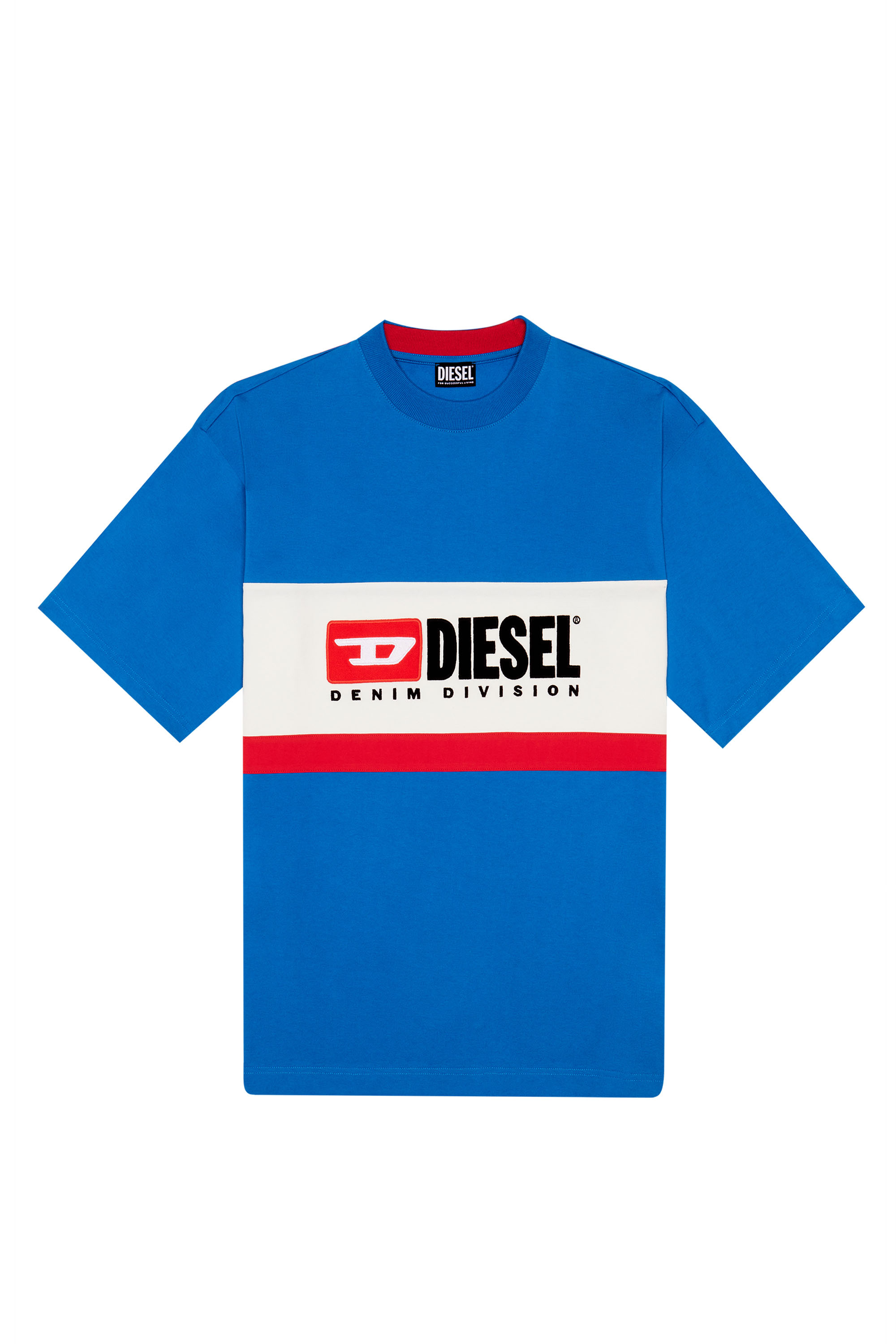 Diesel - T-STREAP-DIVISION, Azul - Image 1
