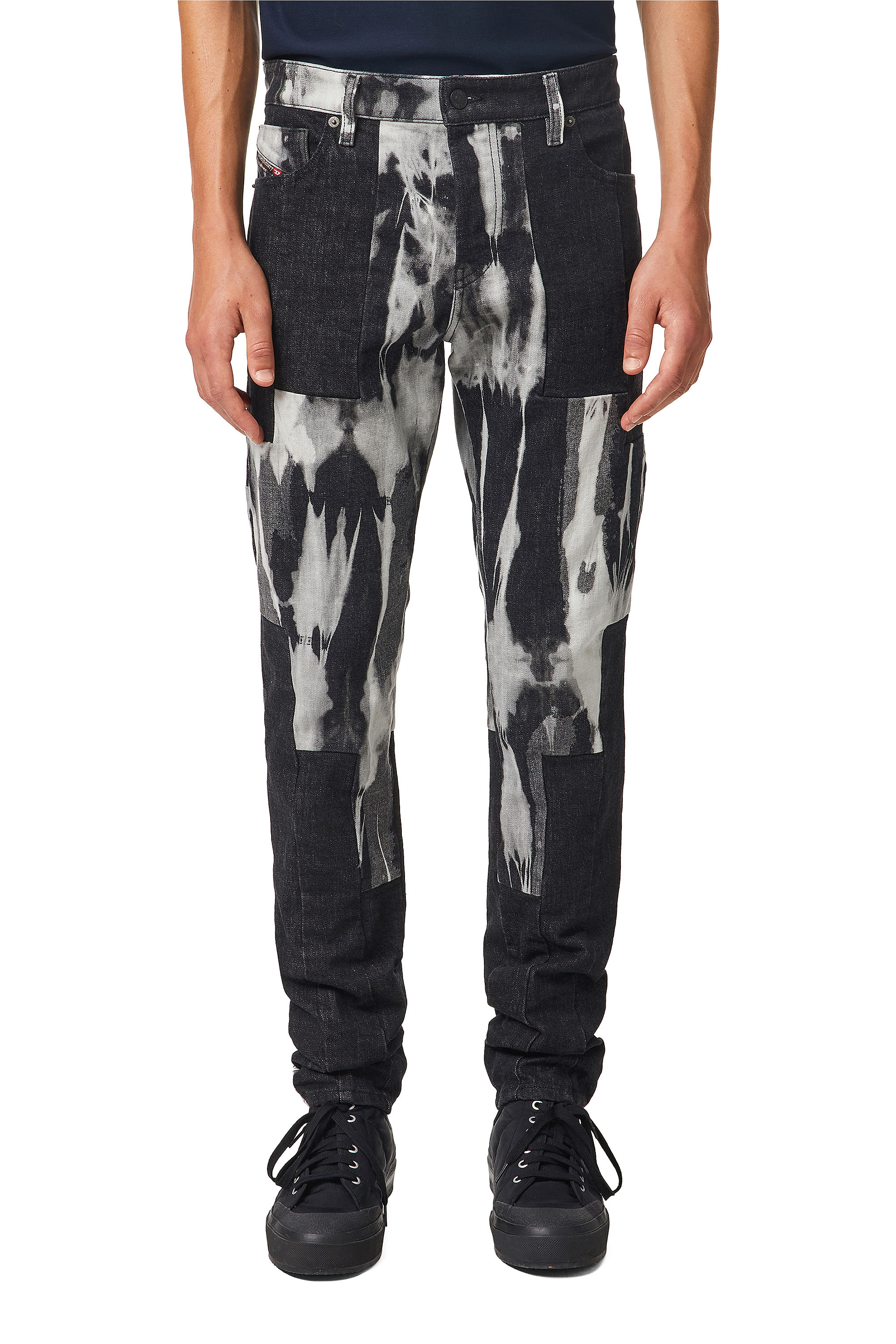 D-Kras 09B35, Negro/Gris oscuro - Vaqueros